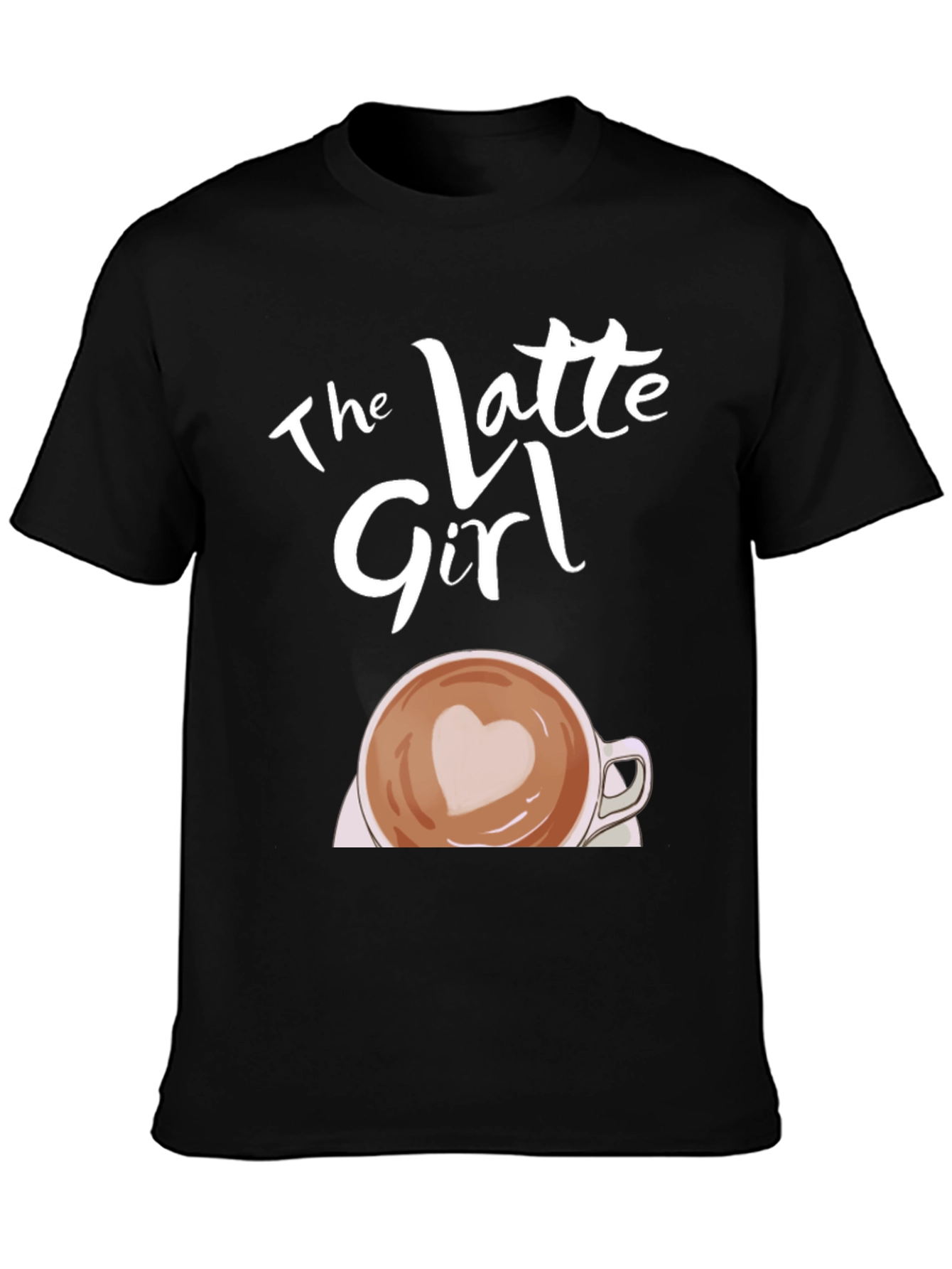 The Latte Girl T-Shirt - Coffee Lover Tee