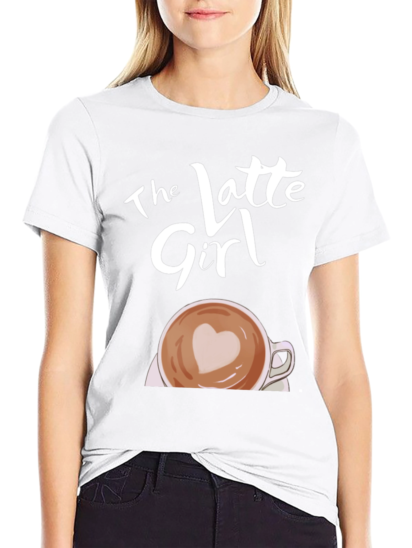 The Latte Girl T-Shirt - Coffee Lover Tee