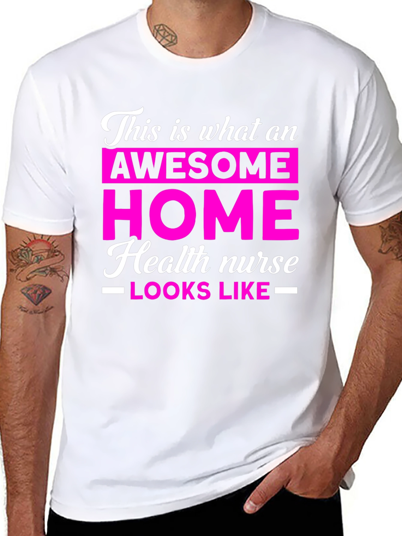 Awesome Home Health Nurse T-Shirt