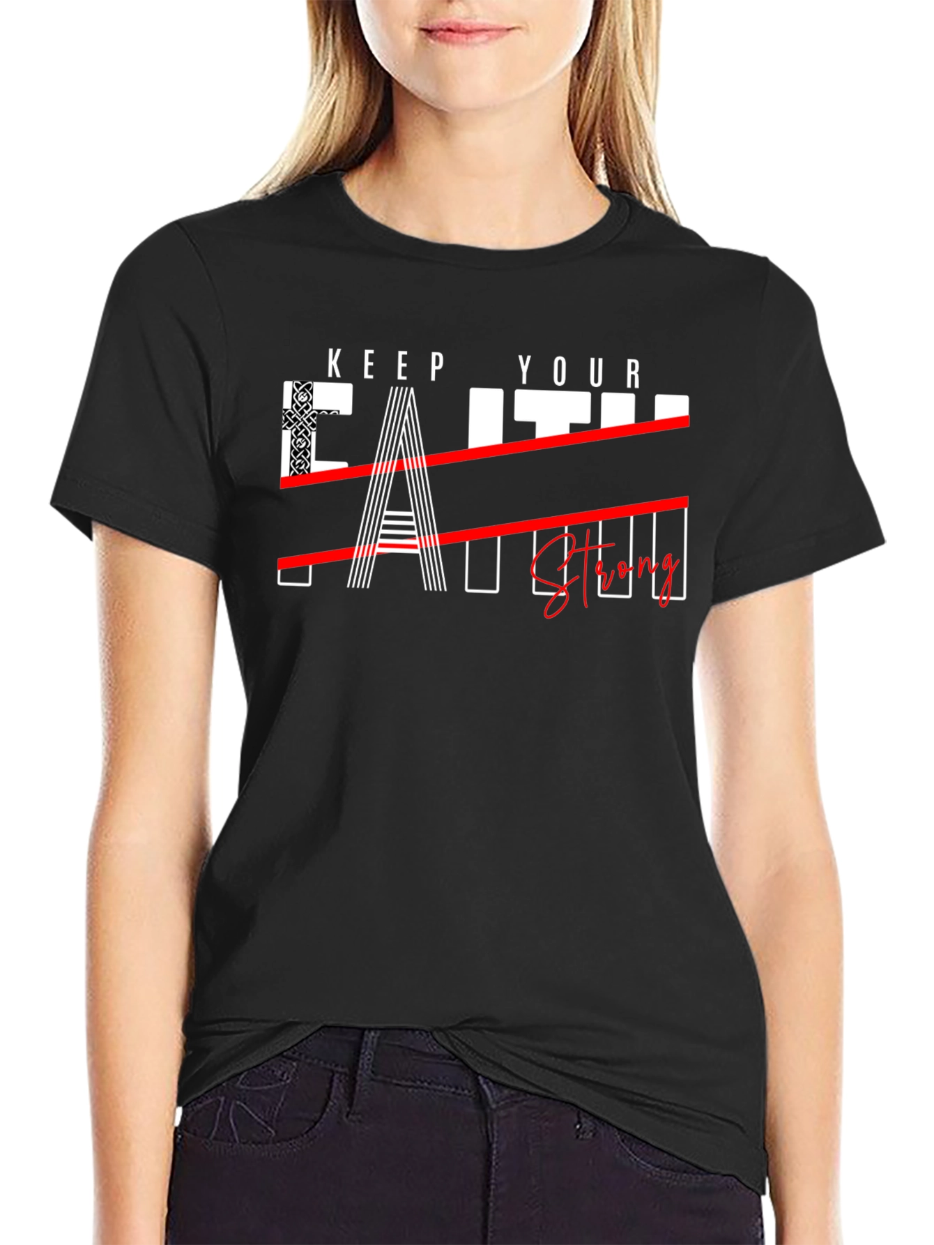 Keep Your Faith Strong Graphic Tee