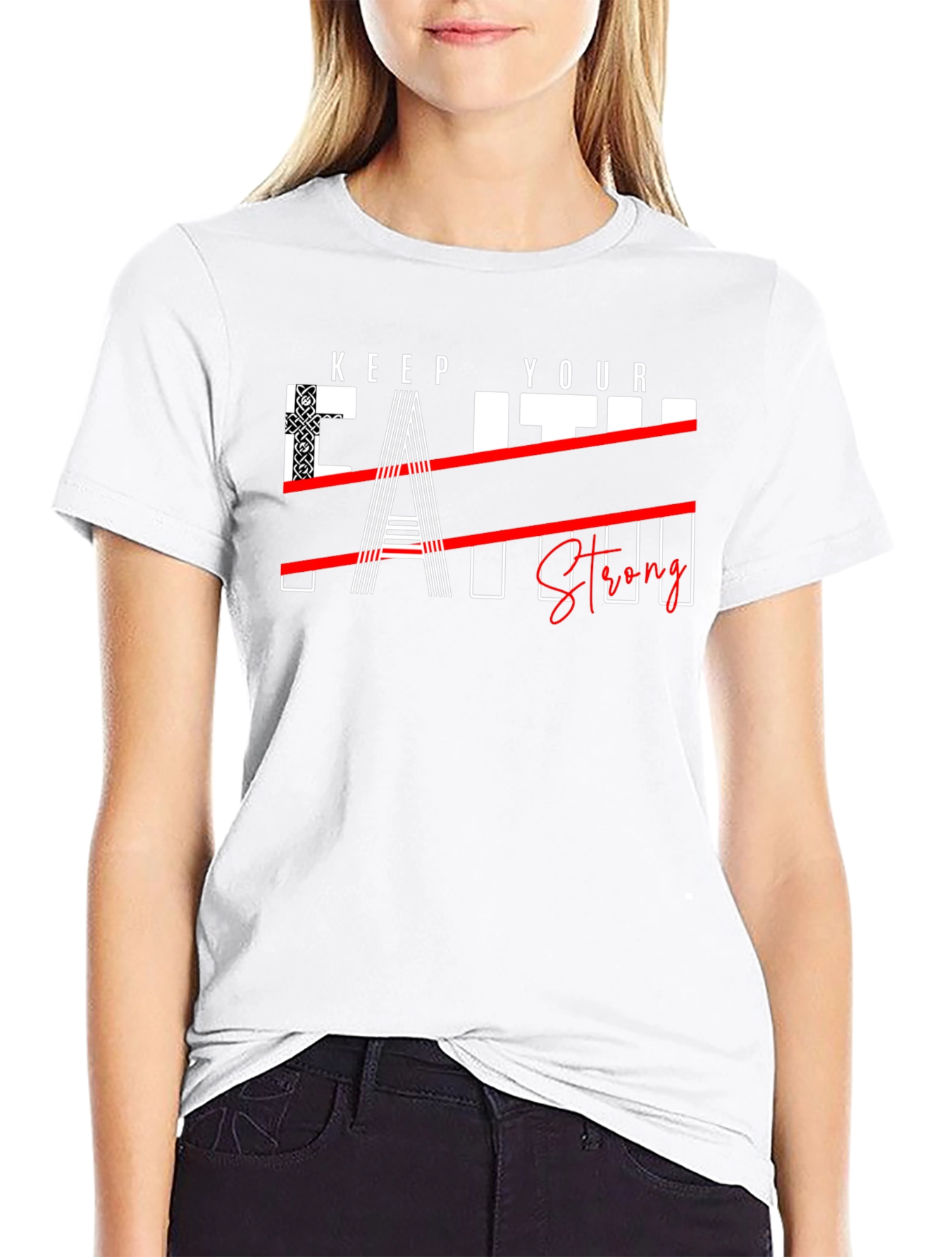 Keep Your Faith Strong Graphic Tee