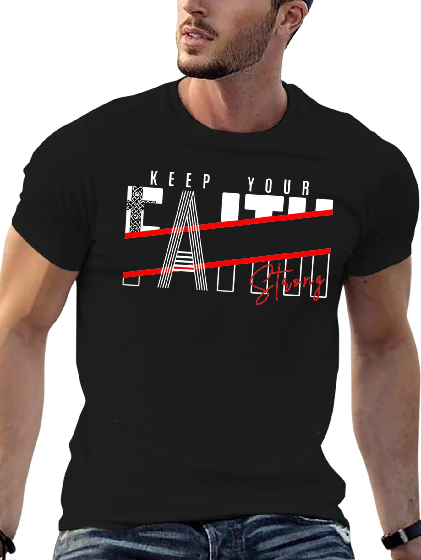 Keep Your Faith Strong Graphic Tee