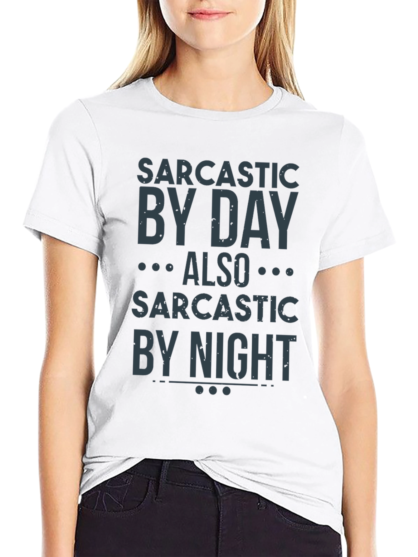 Sarcastic Day & Night Graphic Tee