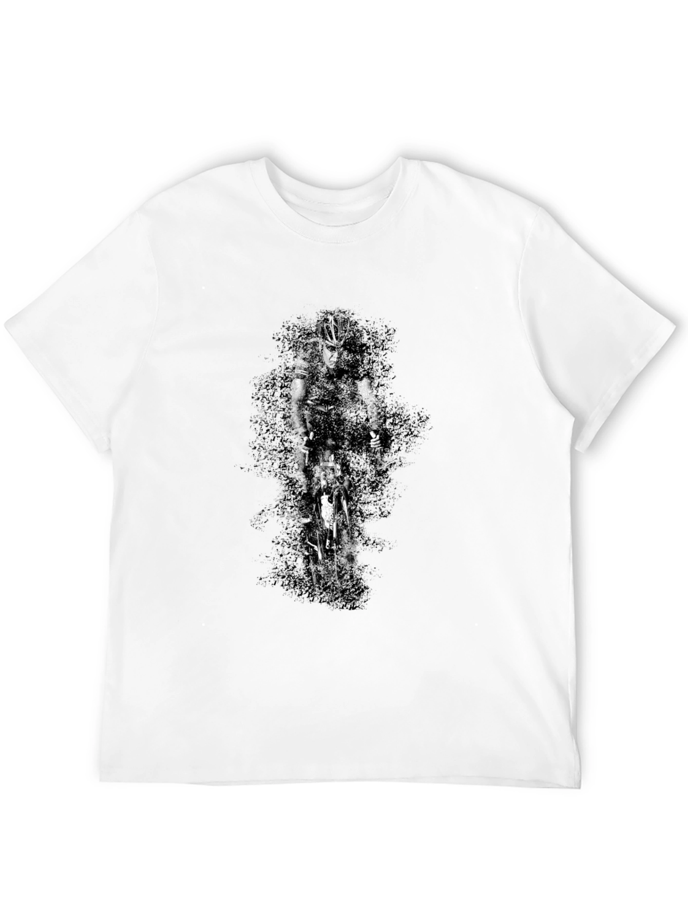 Cyclist Graphic Tee - Black