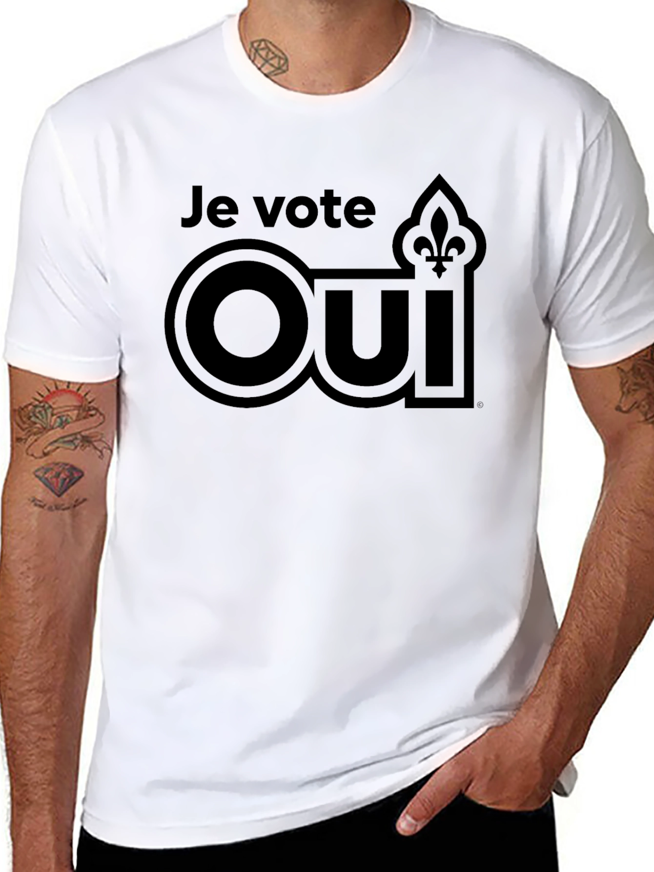 Je Vote Oui T-Shirt - Support Quebec!