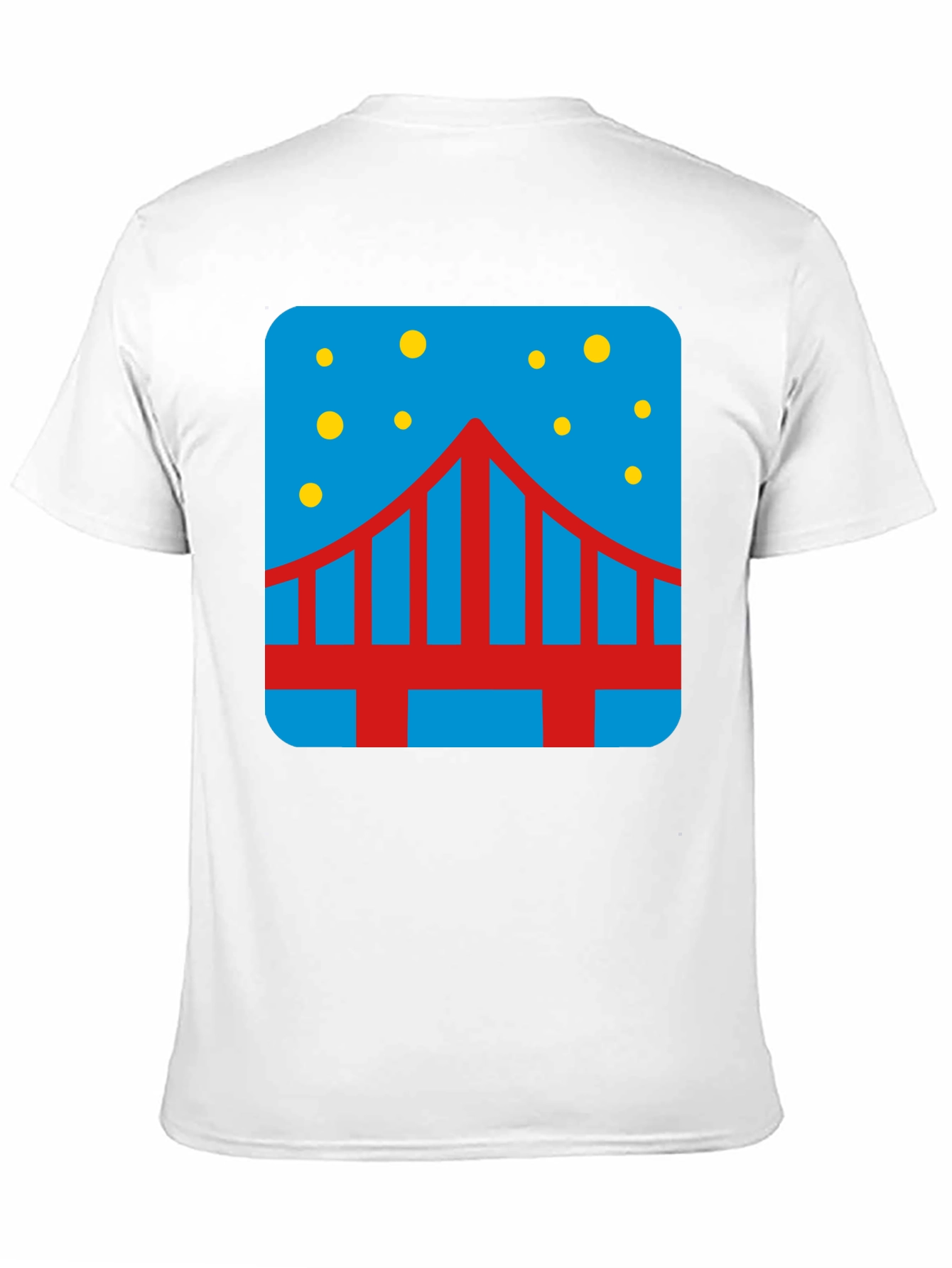 Bridge Starry Night Graphic Tee - Mens Black T-Shirt