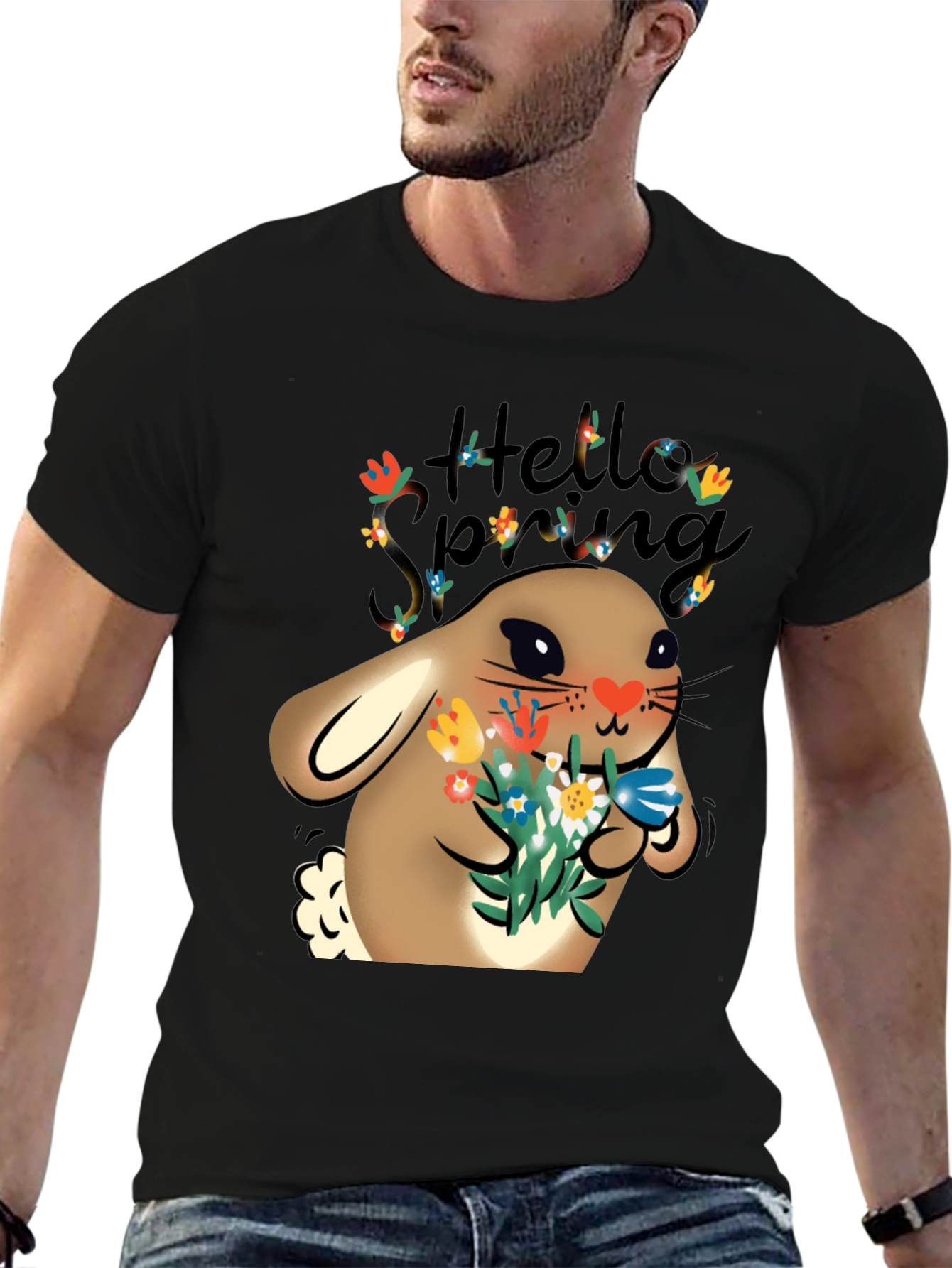 Hello Spring Bunny T-Shirt