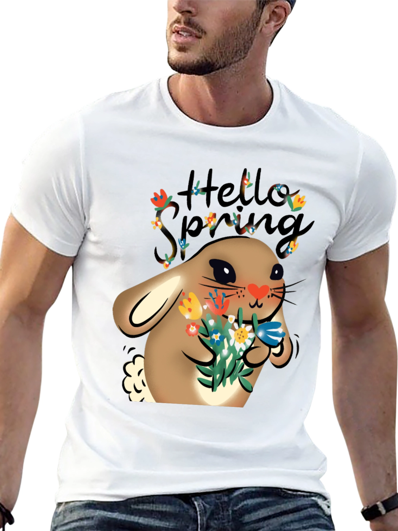 Hello Spring Bunny T-Shirt