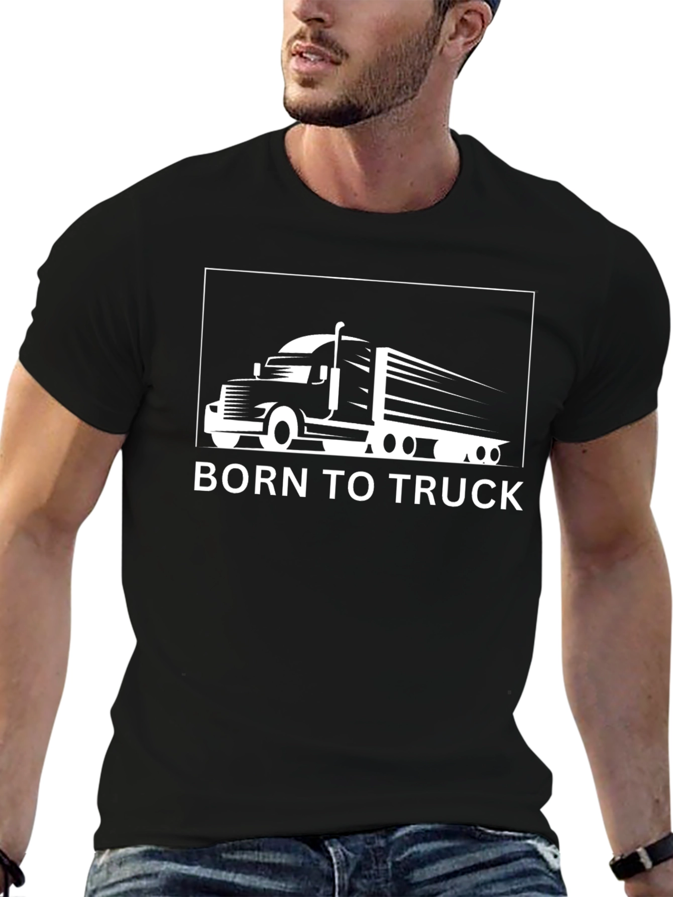 Born to Truck T-Shirt - Trucker Graphic Tee