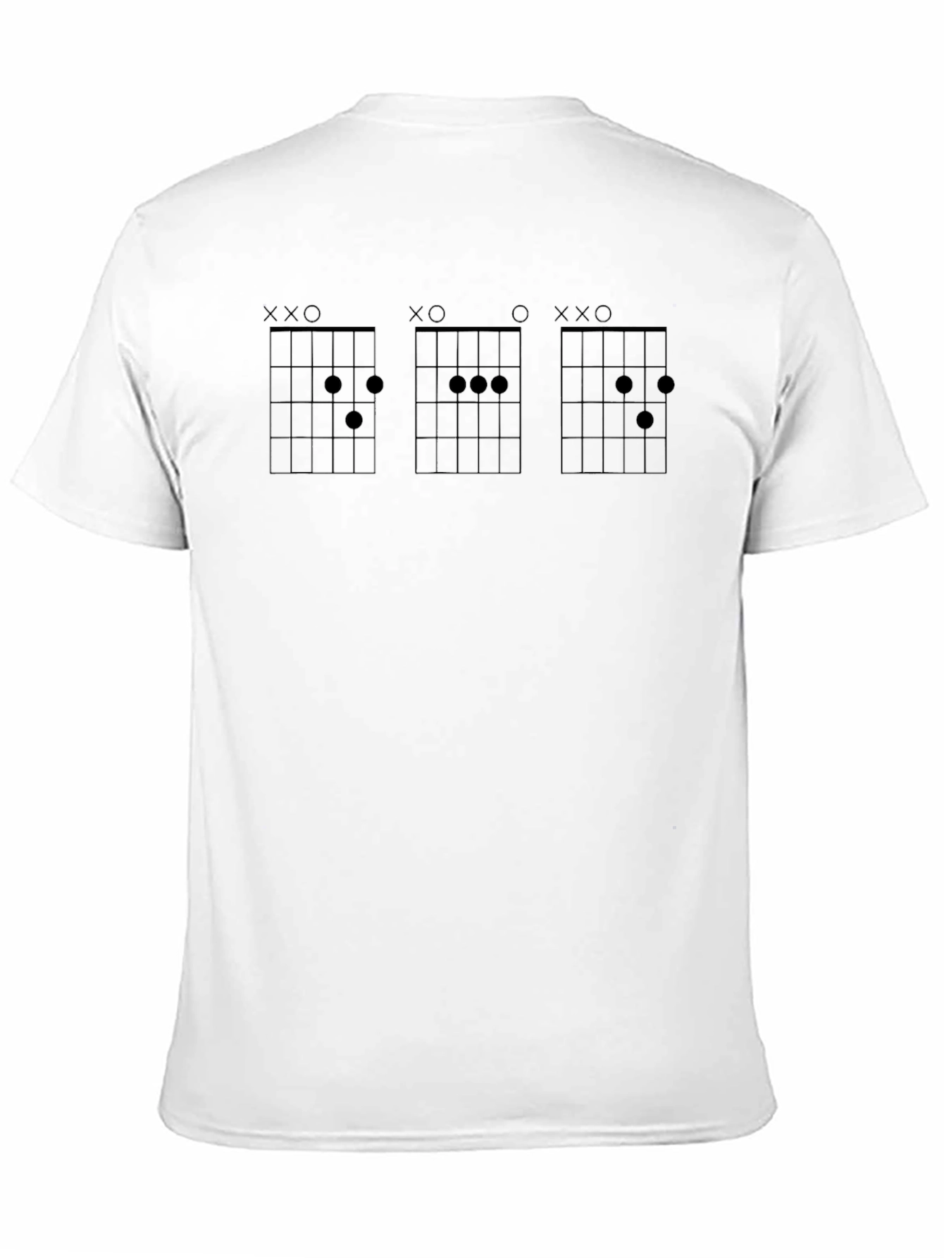 Guitar Chords Graphic Tee - Musician Style