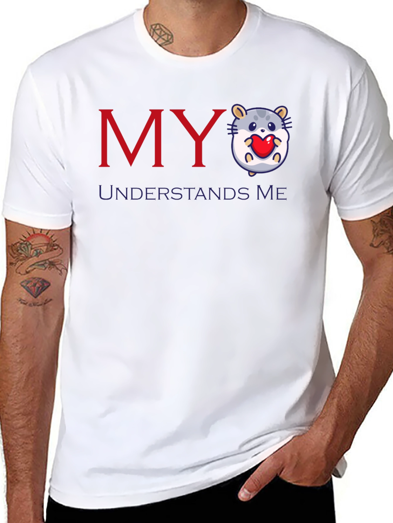 My Hamster Understands Me Graphic T-Shirt