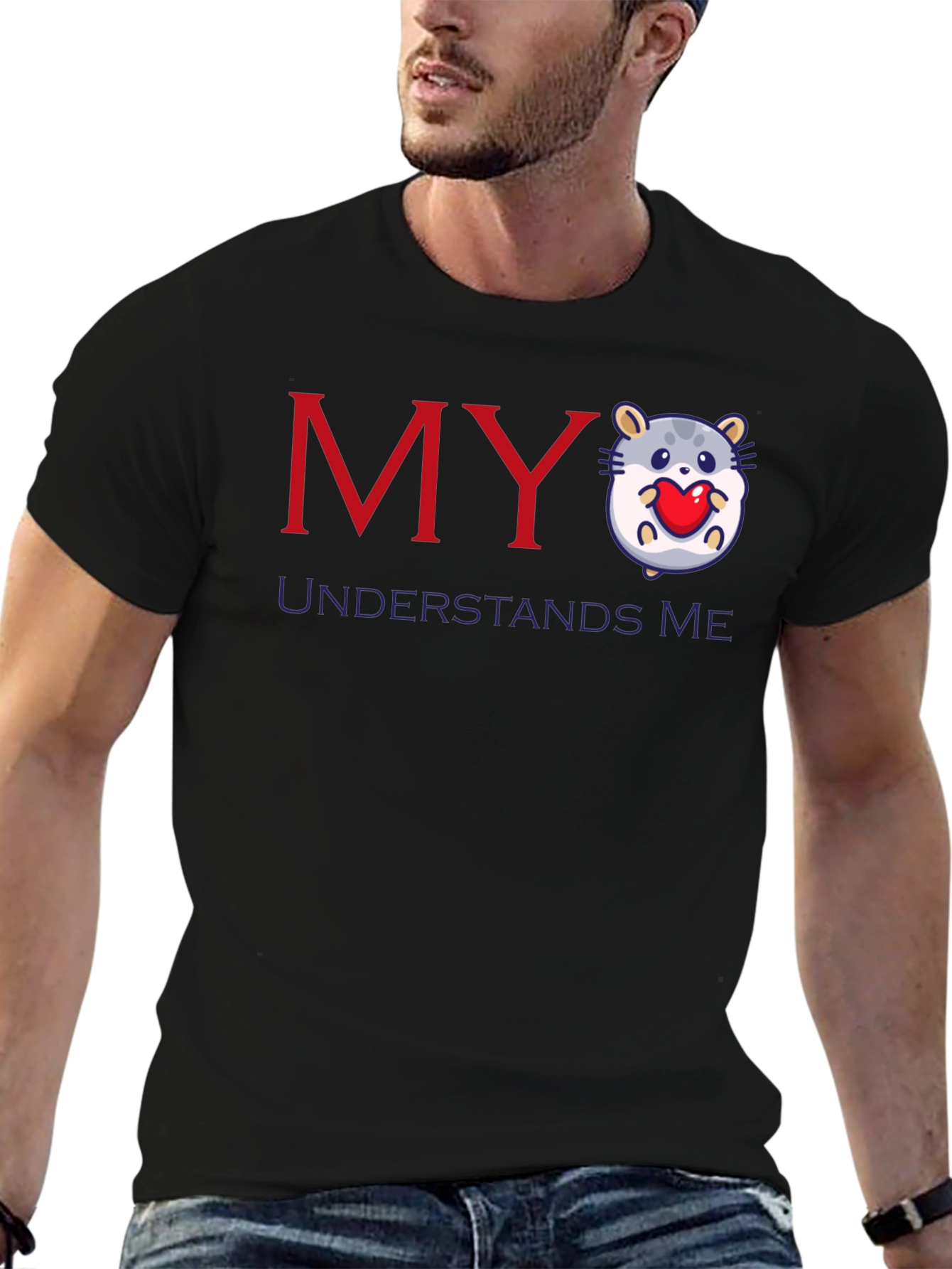 My Hamster Understands Me Graphic T-Shirt