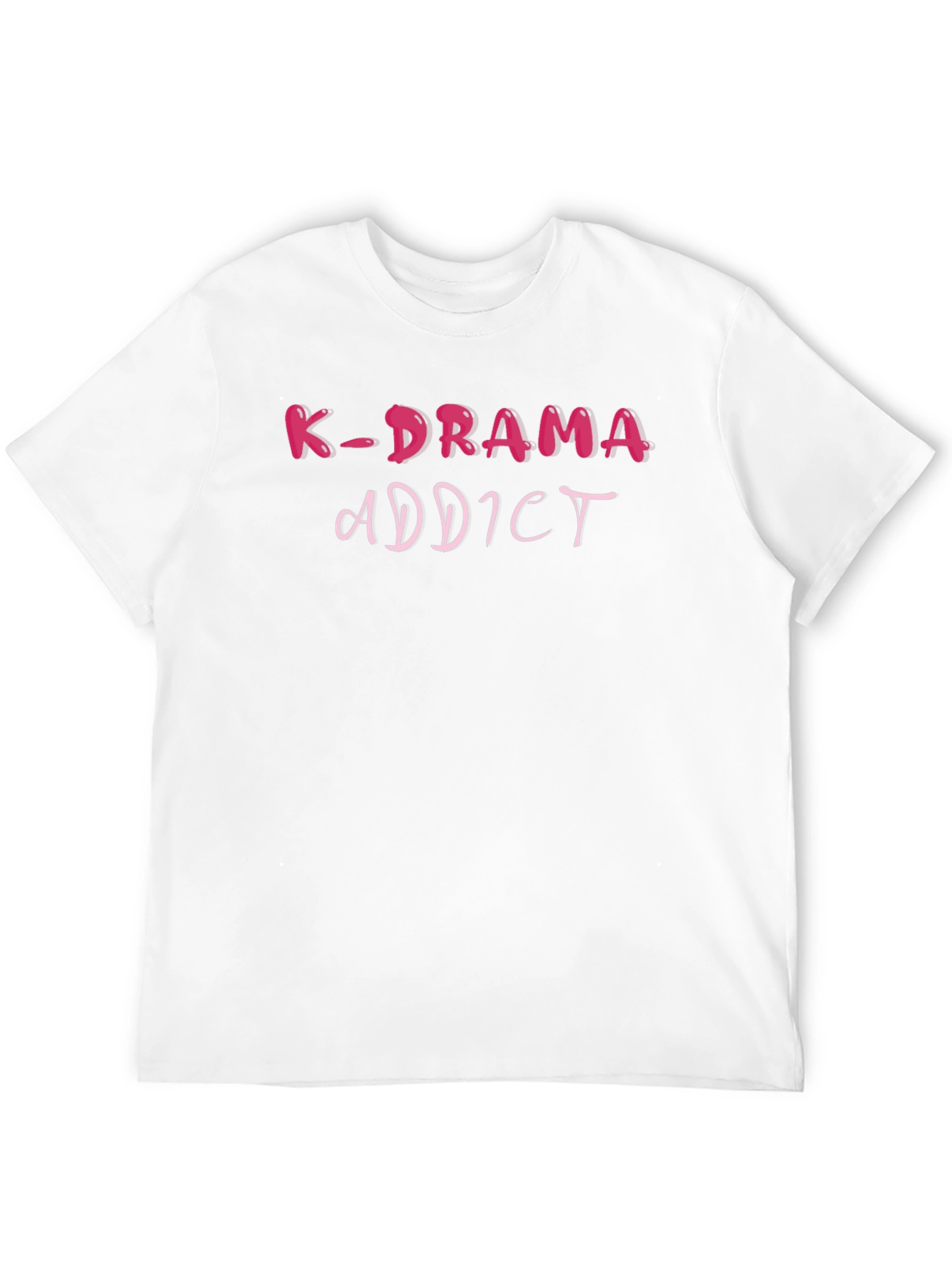 K-Drama Addict Black T-Shirt