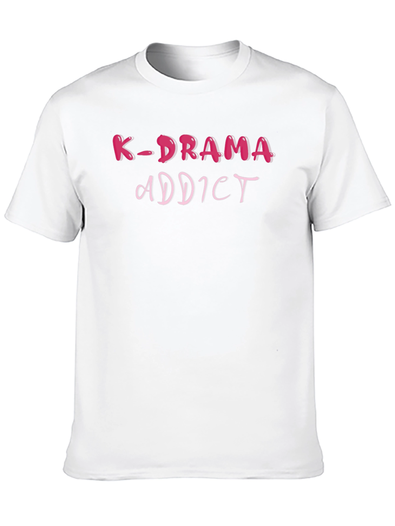 K-Drama Addict Black T-Shirt