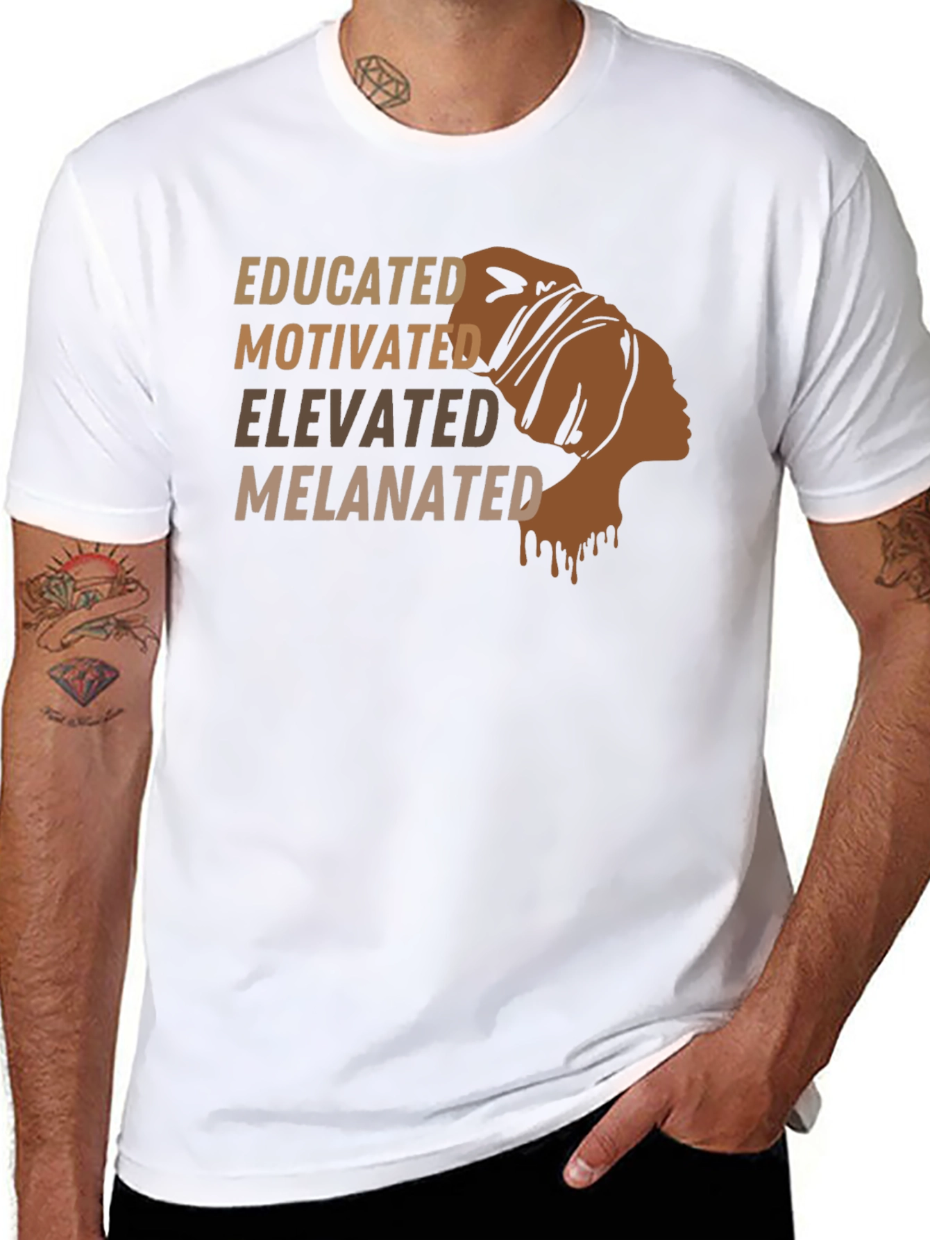 Educated Melanated Black History T-Shirt