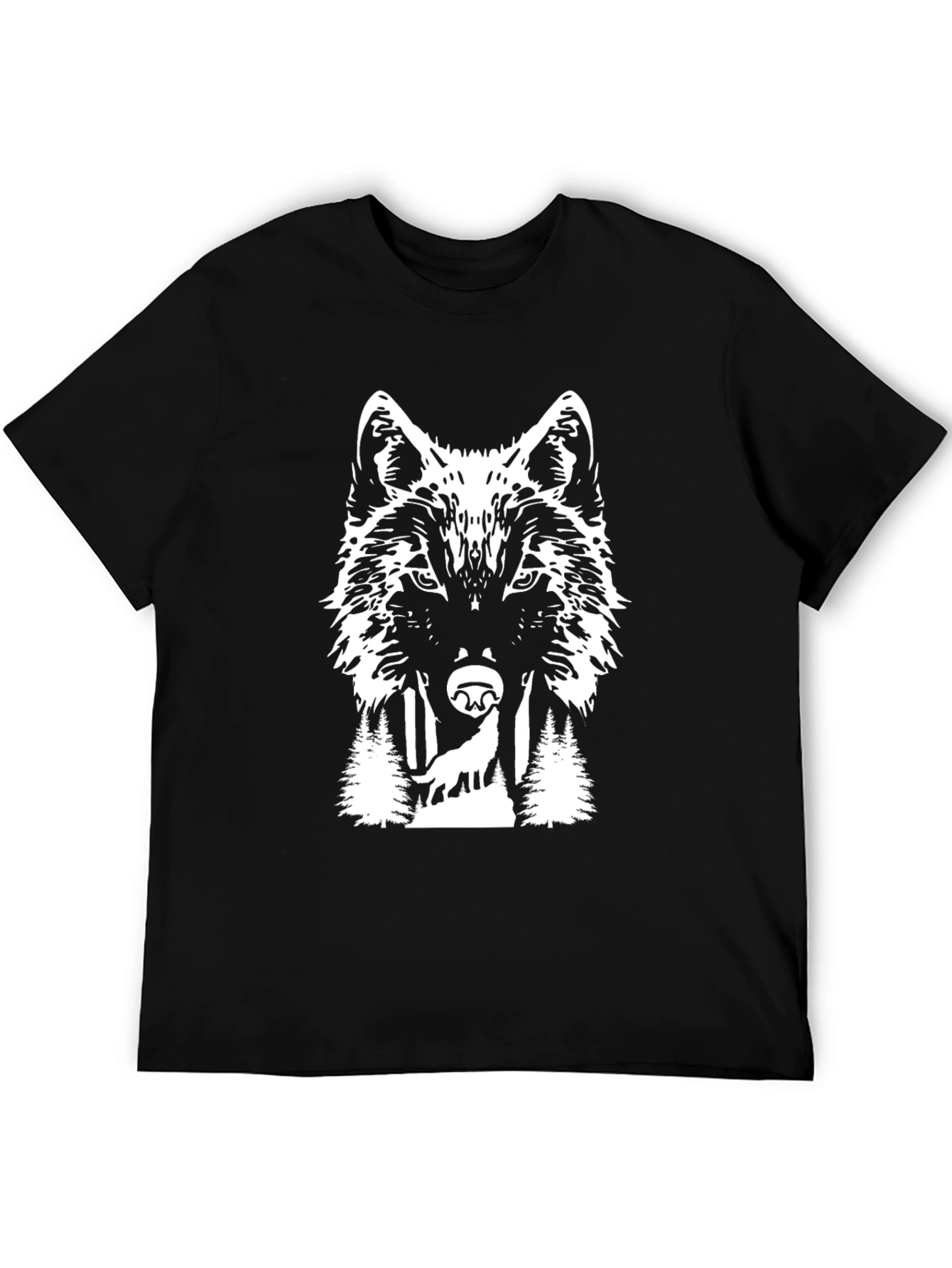 Wolf Graphic Tee - Wilderness Design T-Shirt