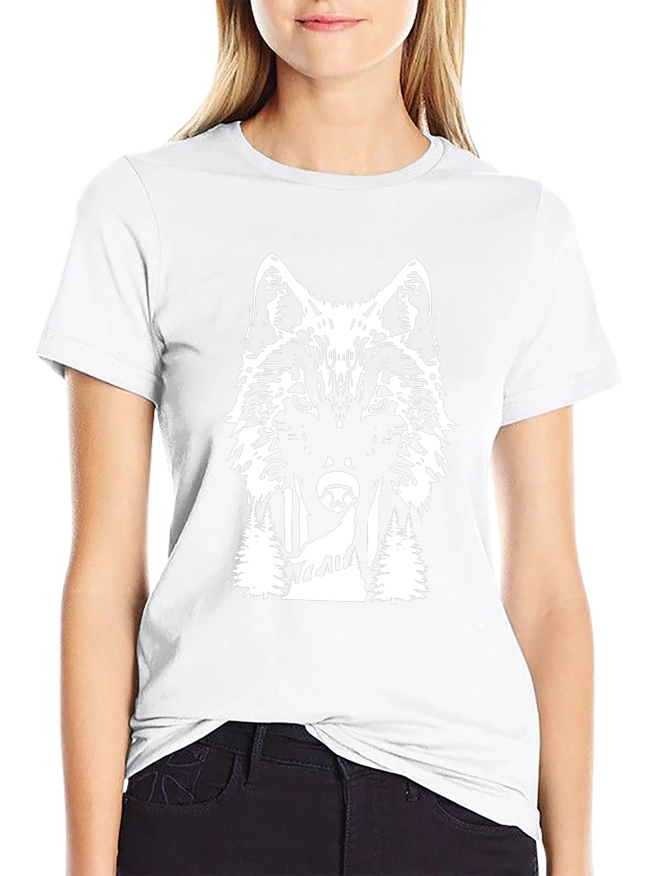 Wolf Graphic Tee - Wilderness Design T-Shirt