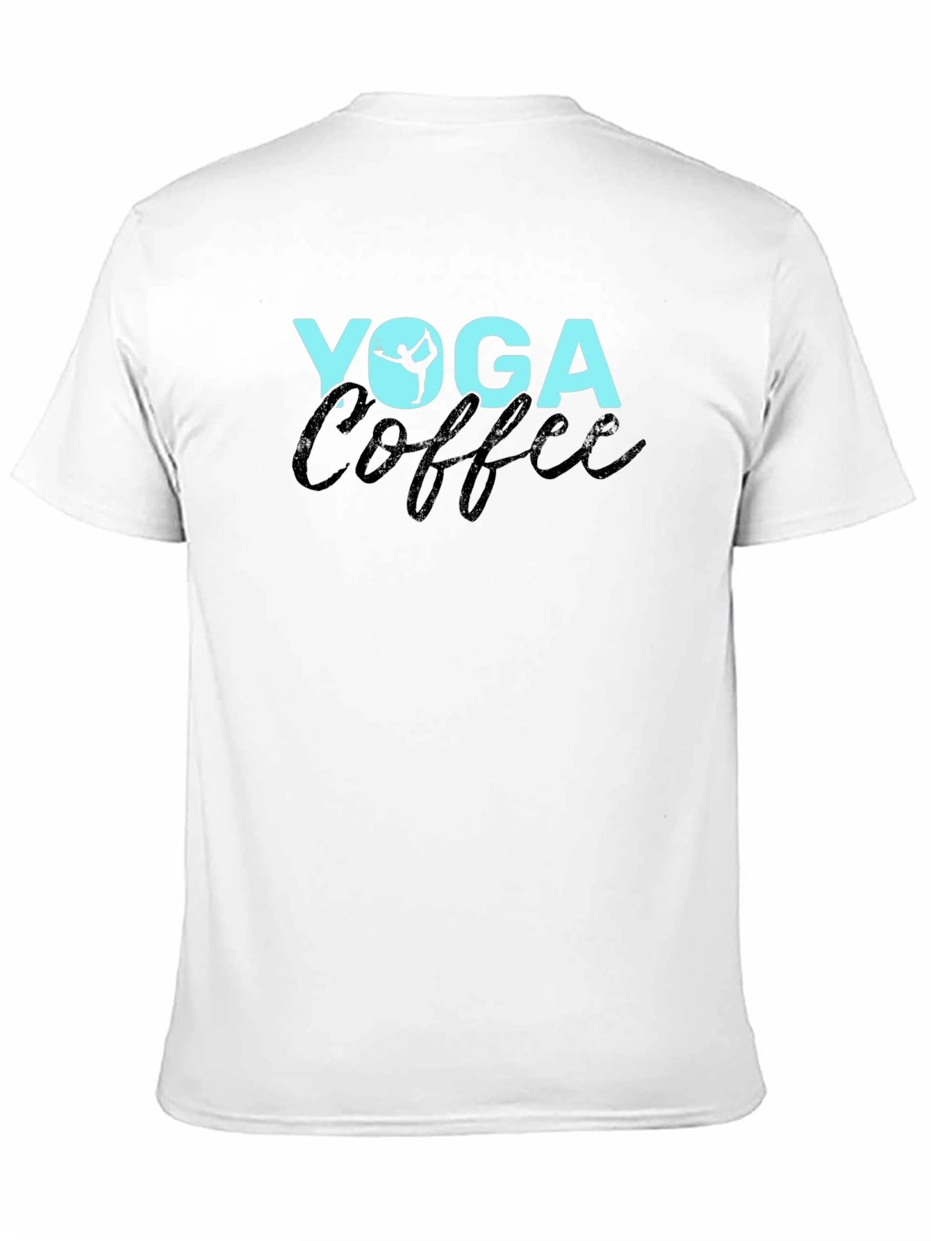 Yoga Coffee Graphic Tee - Unisex Black T-Shirt