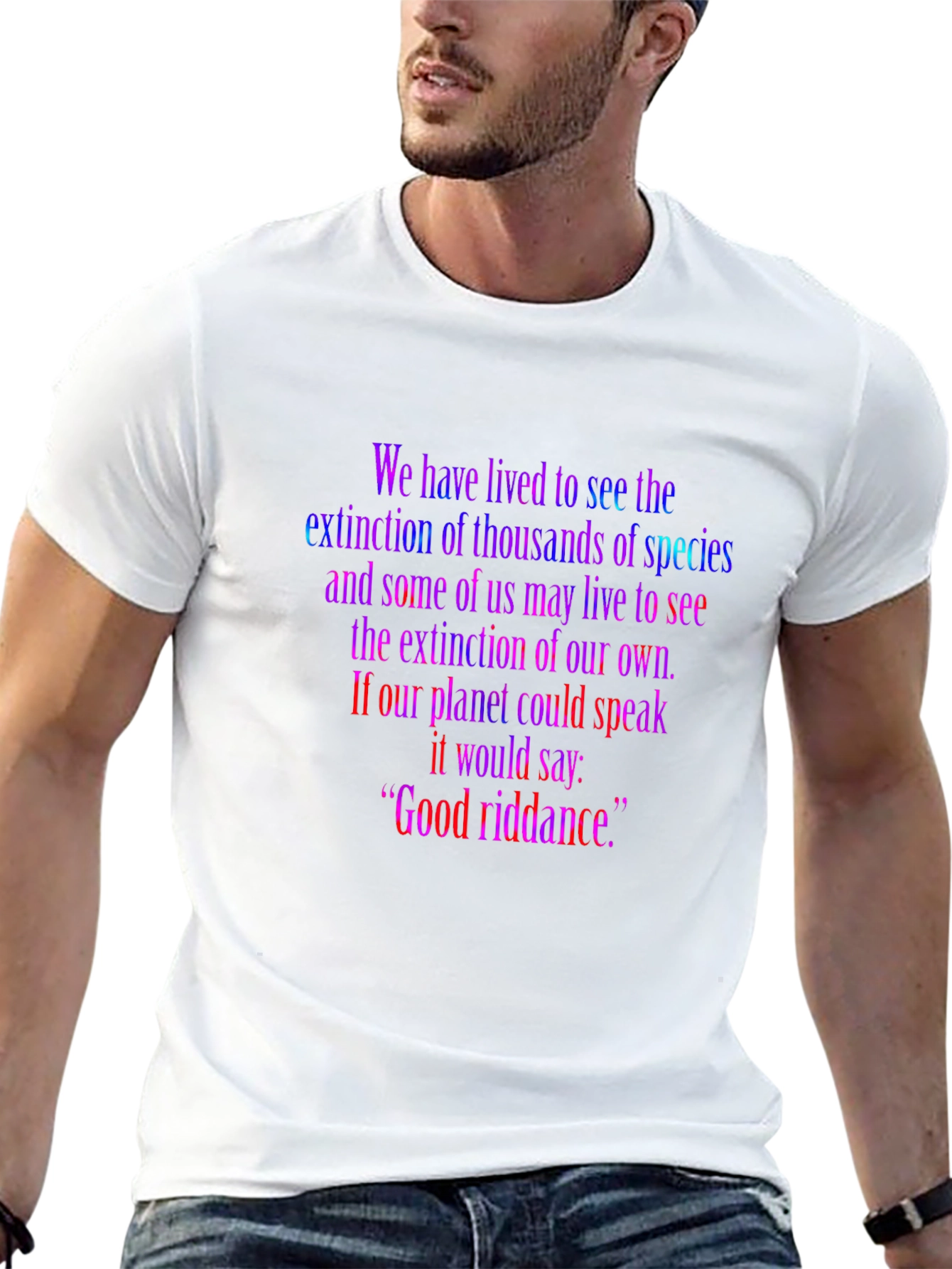 Extinction Quote T-Shirt - Good Riddance Tee