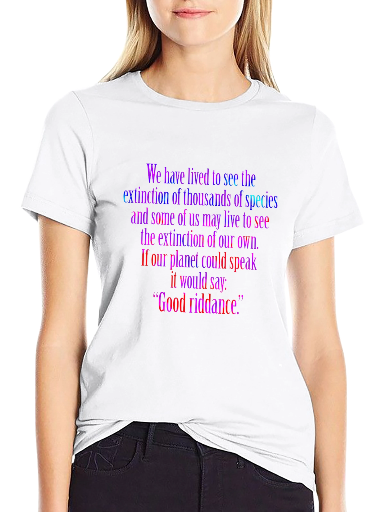 Extinction Quote T-Shirt - Good Riddance Tee