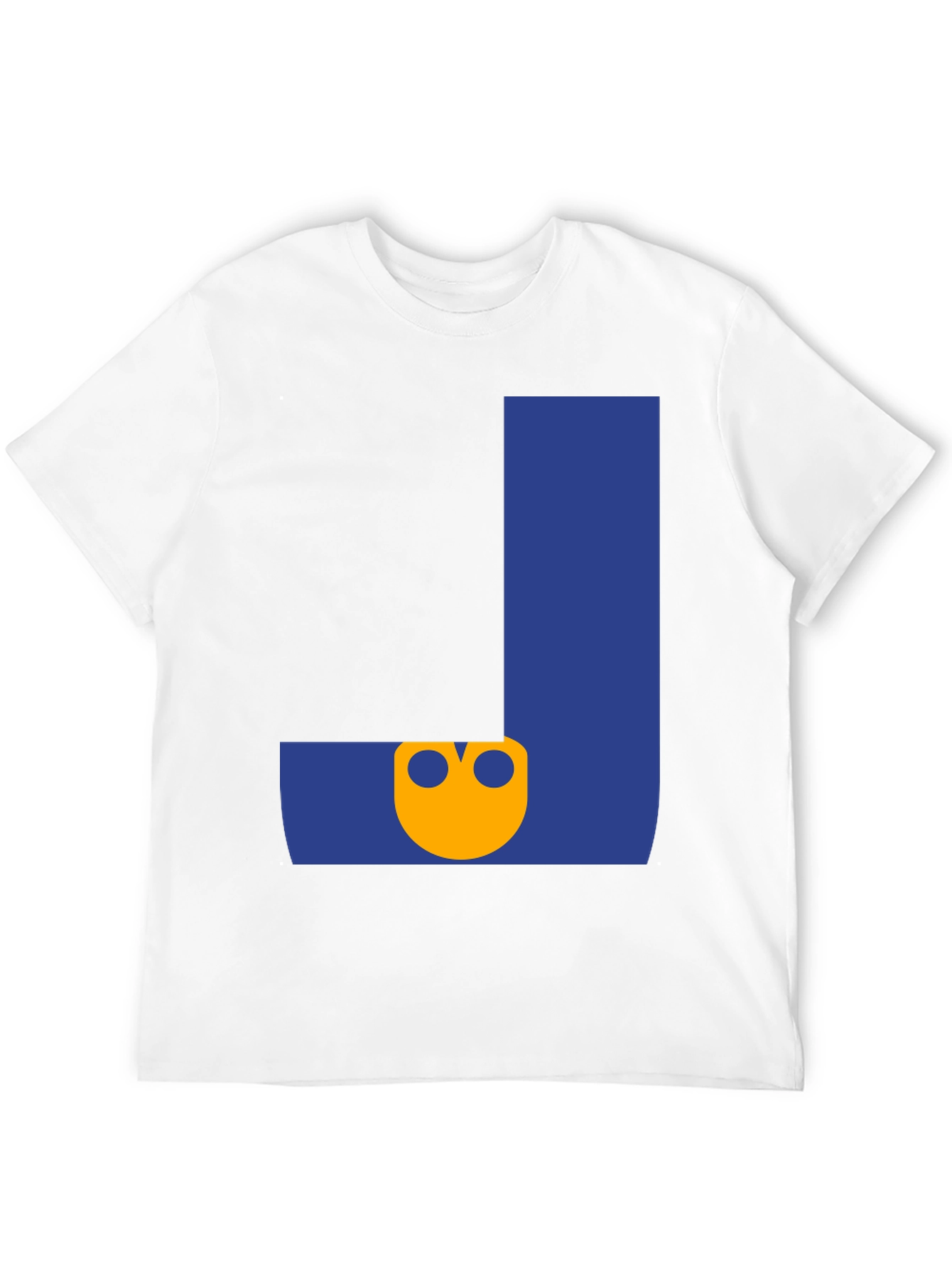 Letter J Graphic Tee - Black