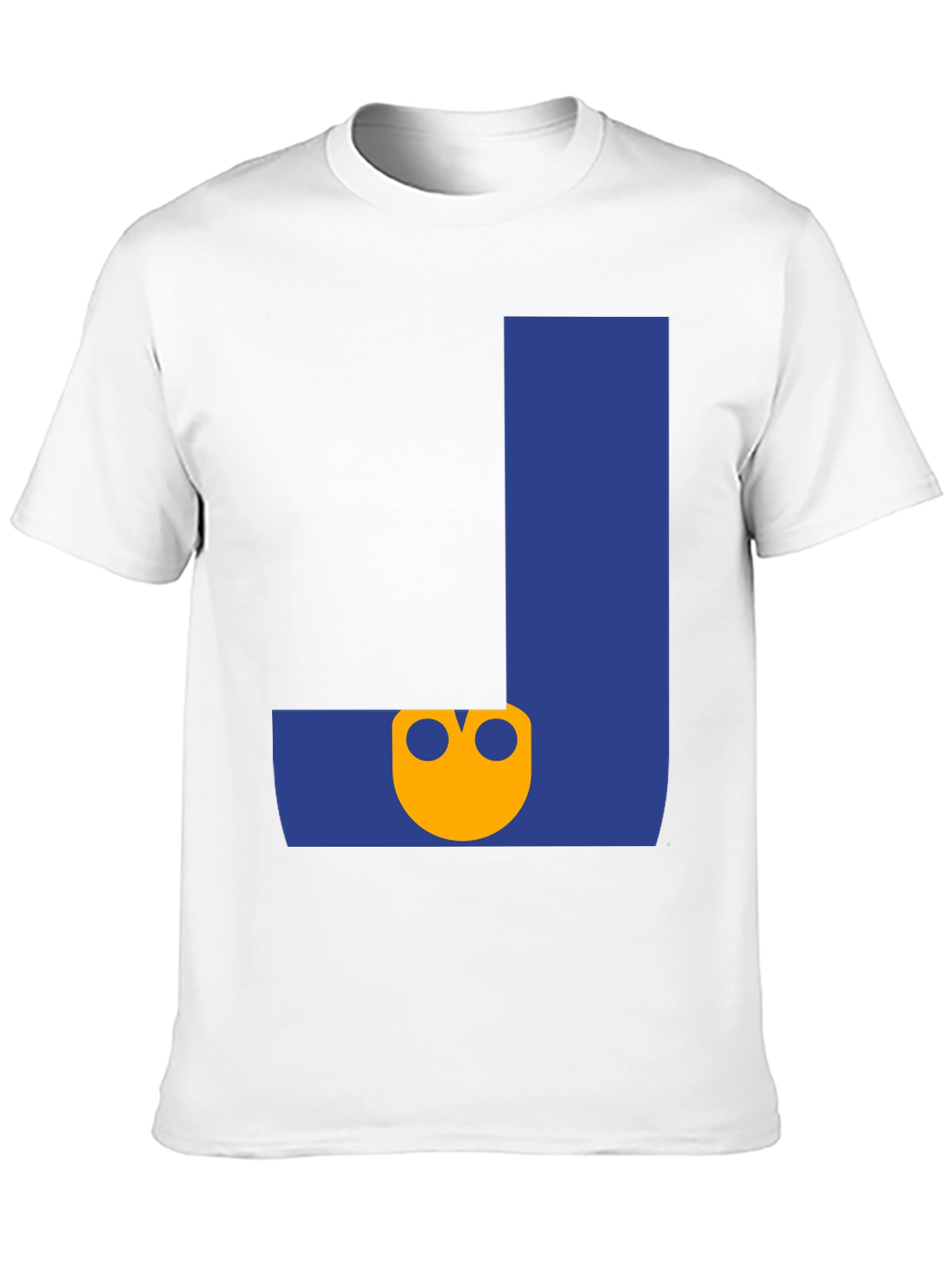 Letter J Graphic Tee - Black