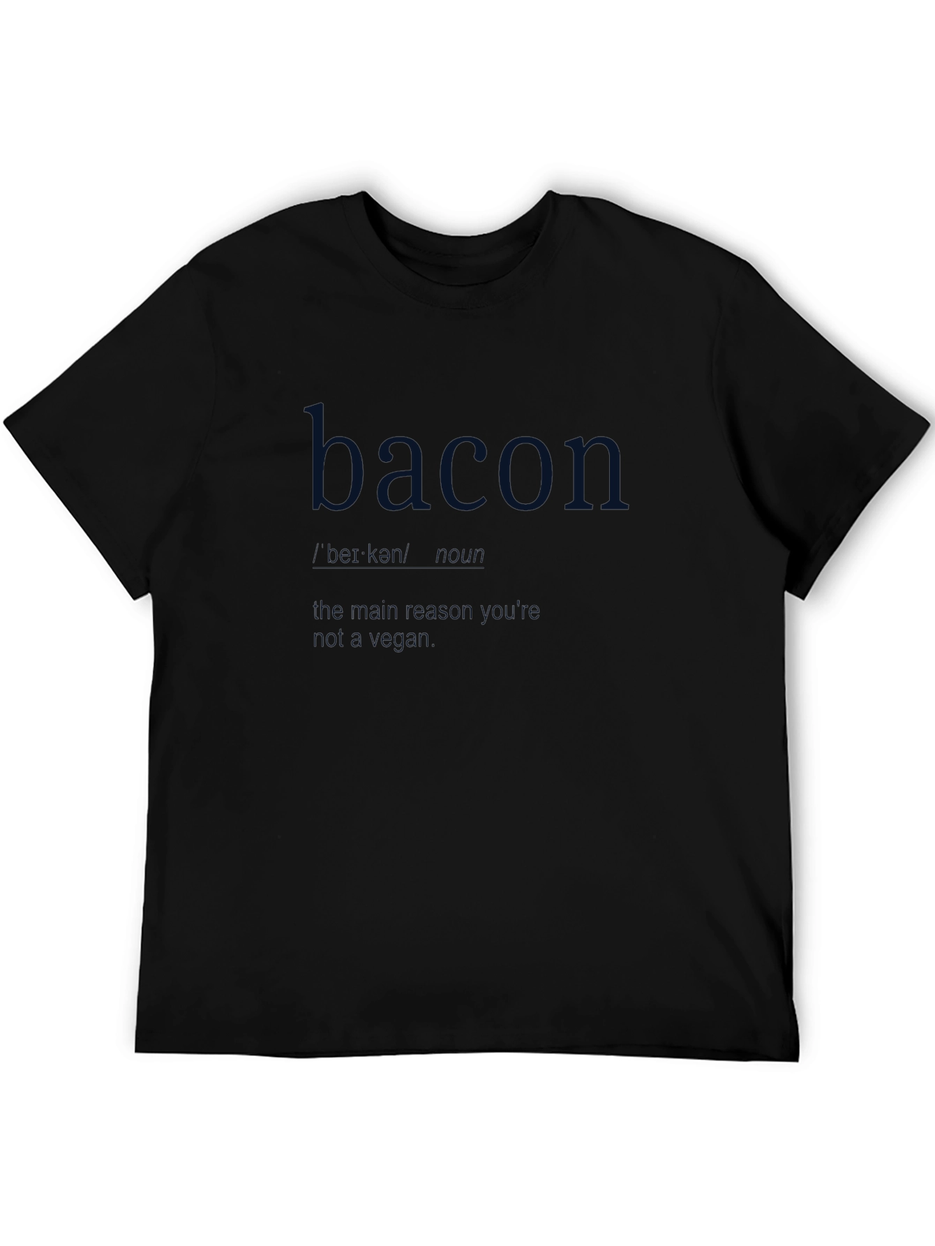 Bacon Definition T-Shirt - Sarcastic Meat Lover Tee