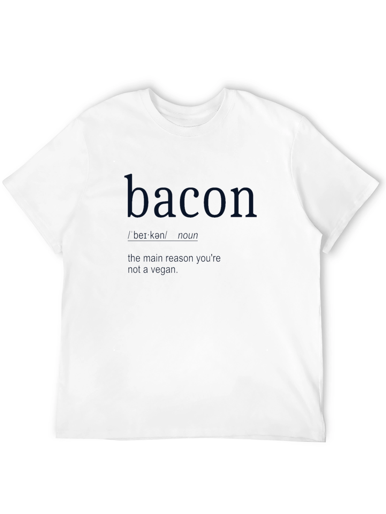 Bacon Definition T-Shirt - Sarcastic Meat Lover Tee