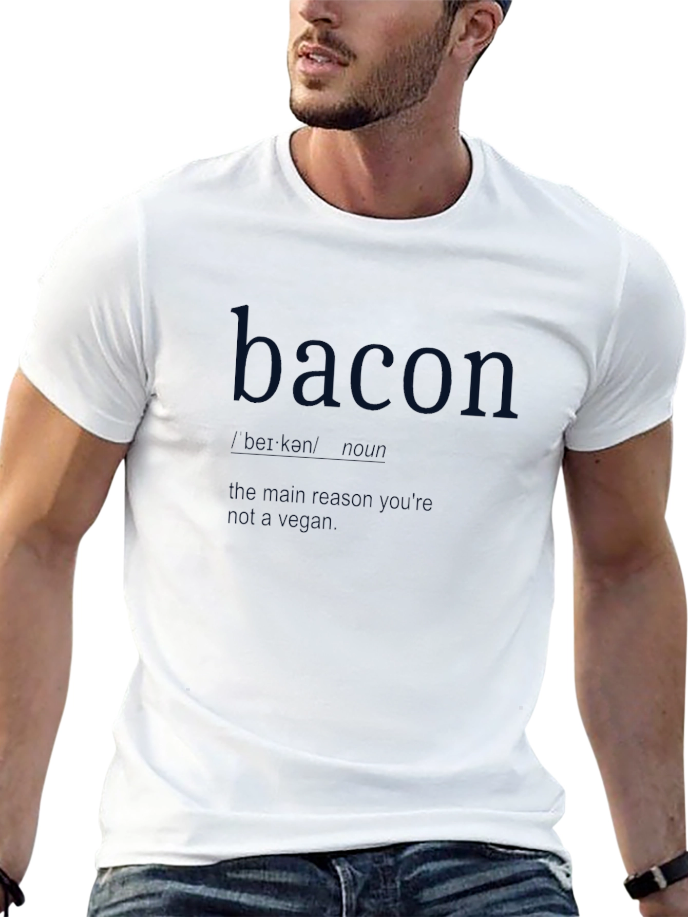 Bacon Definition T-Shirt - Sarcastic Meat Lover Tee