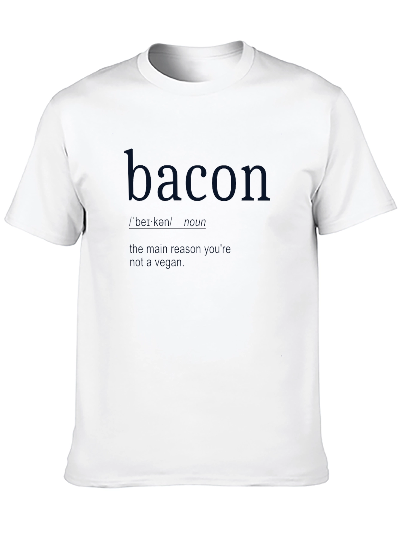 Bacon Definition T-Shirt - Sarcastic Meat Lover Tee