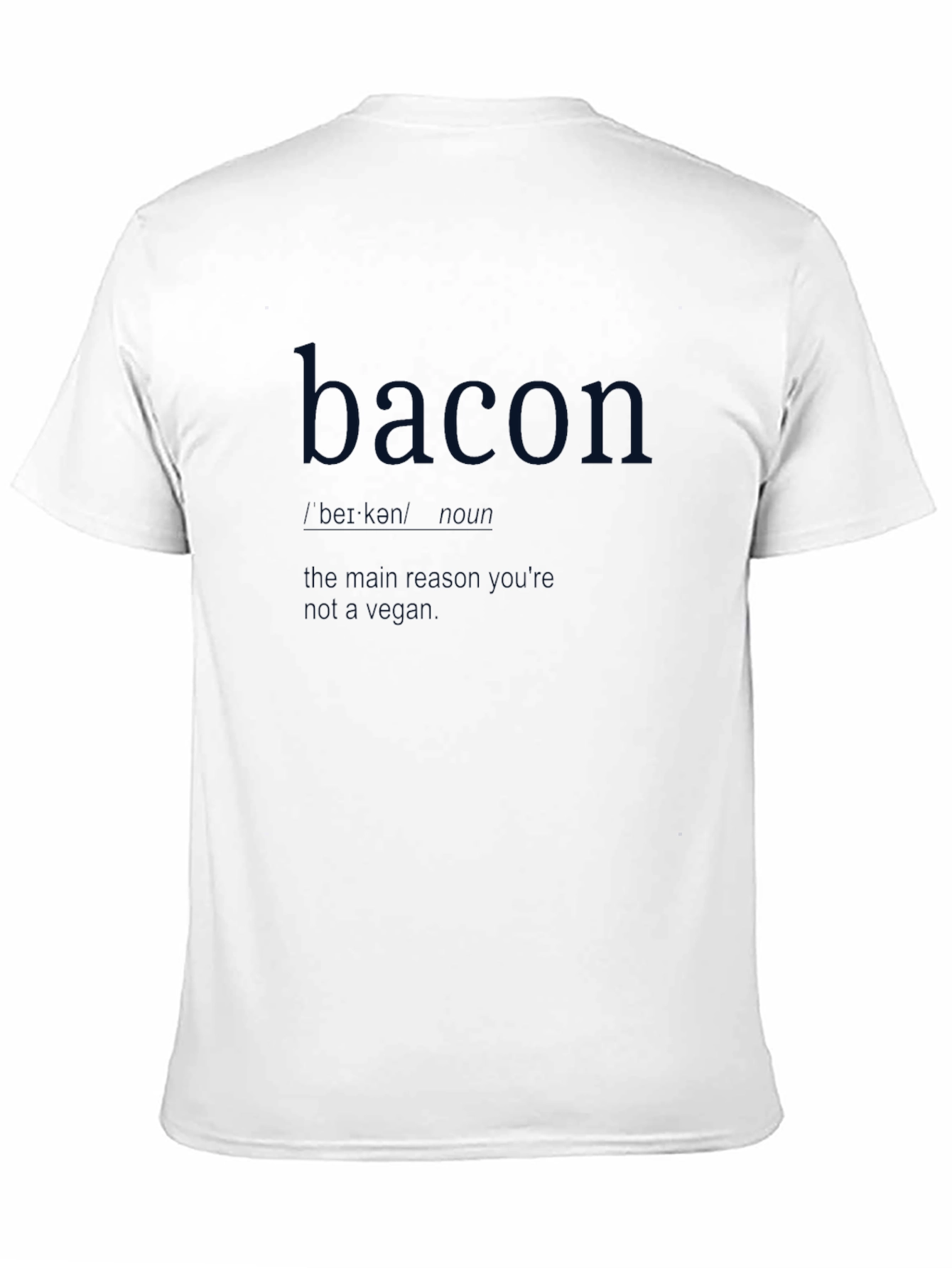Bacon Definition T-Shirt - Sarcastic Meat Lover Tee