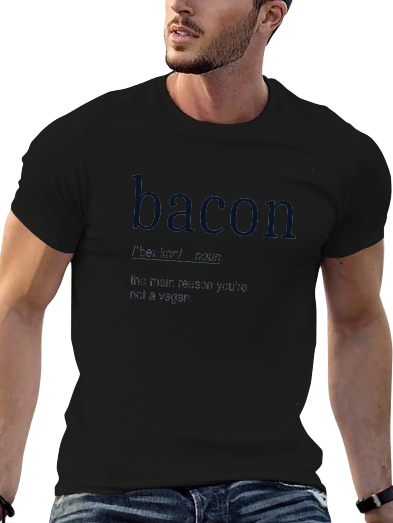 Bacon Definition T-Shirt - Sarcastic Meat Lover Tee