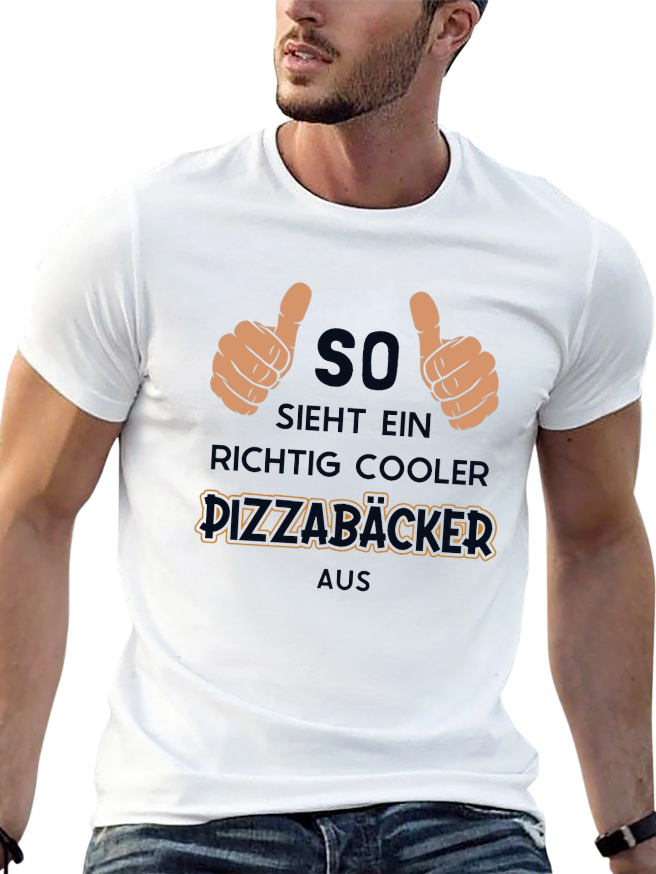 Cool Pizzabäcker Graphic T-Shirt
