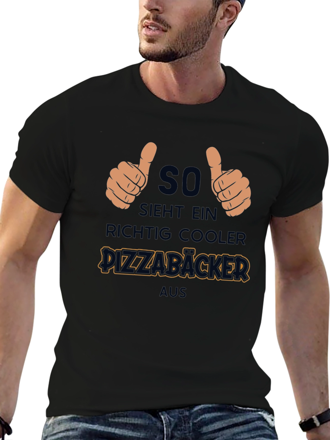 Cool Pizzabäcker Graphic T-Shirt