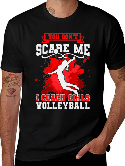 Coach Girls Volleyball Graphic T-Shirt