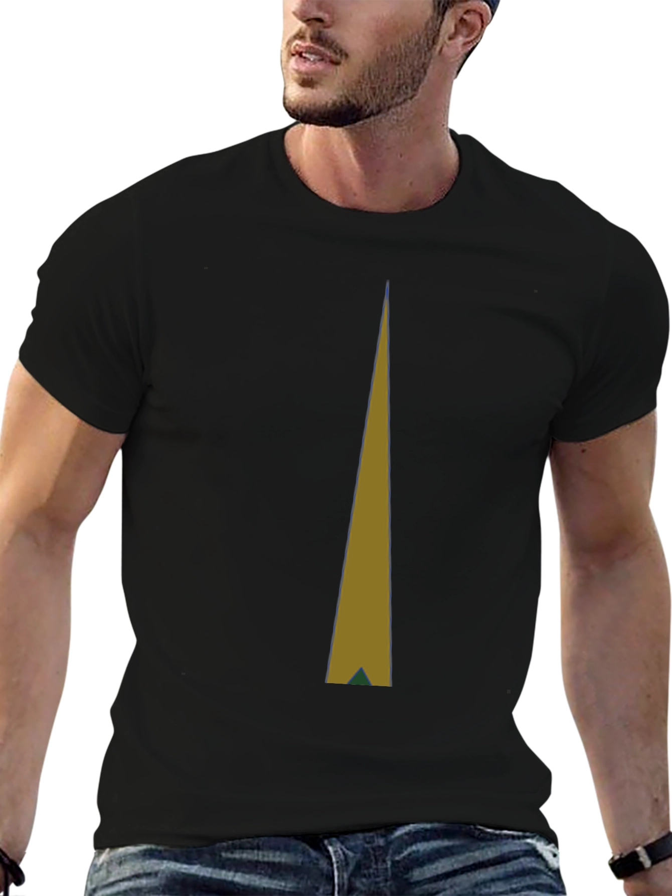 Abstract Arrow Graphic Tee - Modern Design