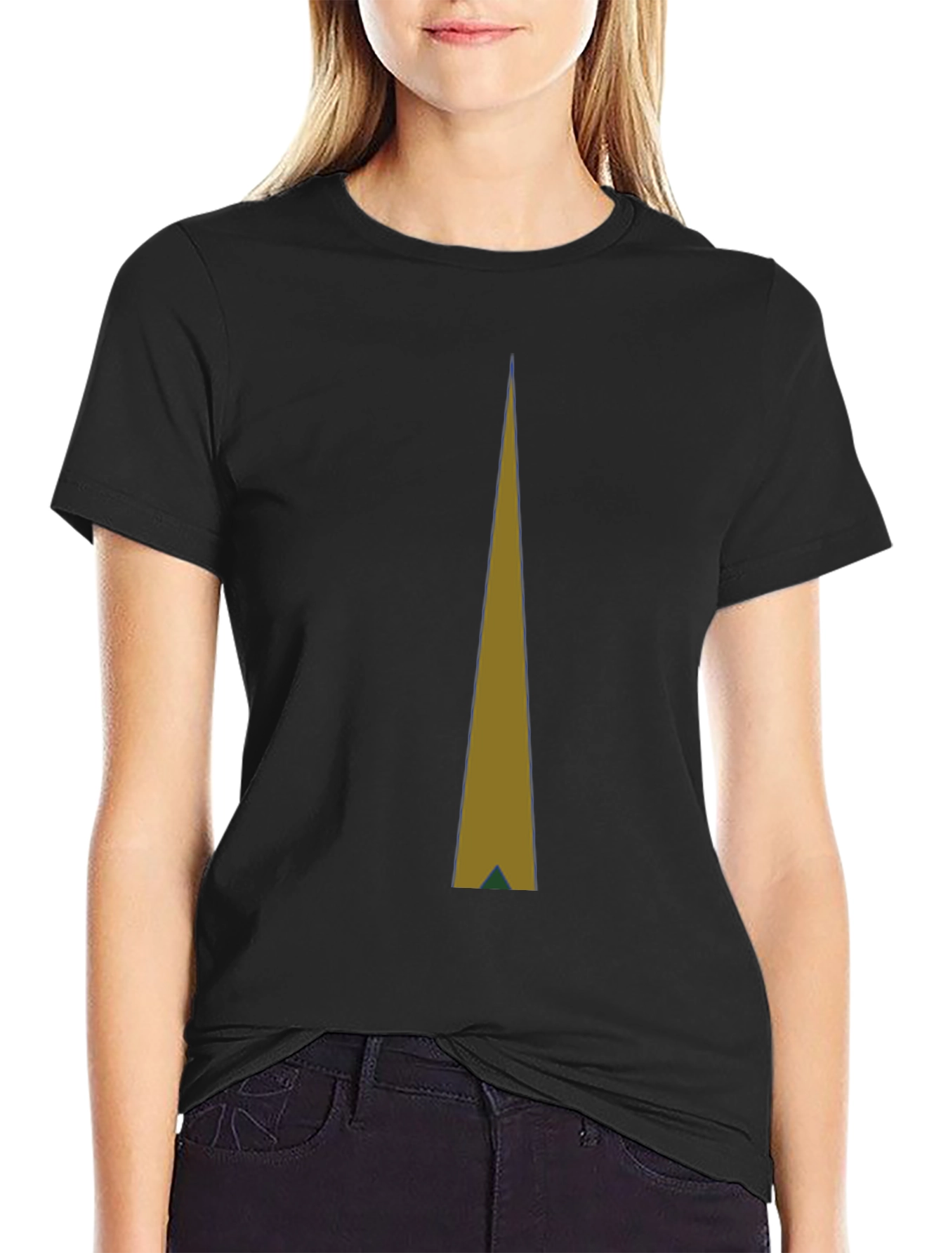 Abstract Arrow Graphic Tee - Modern Design