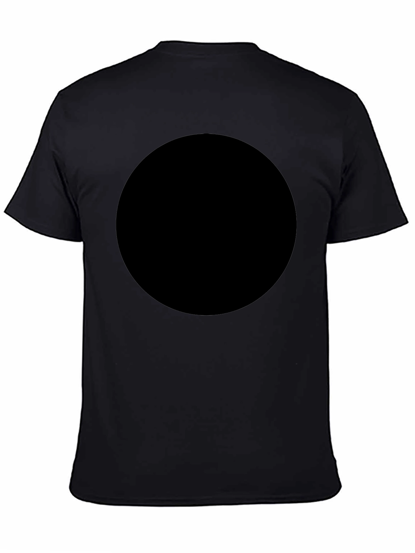 Mens Black Casual T-Shirt
