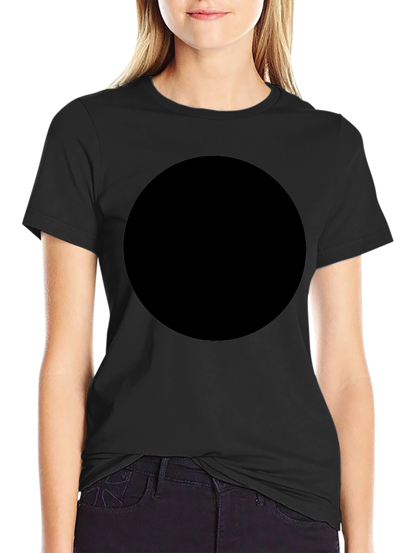 Mens Black Casual T-Shirt