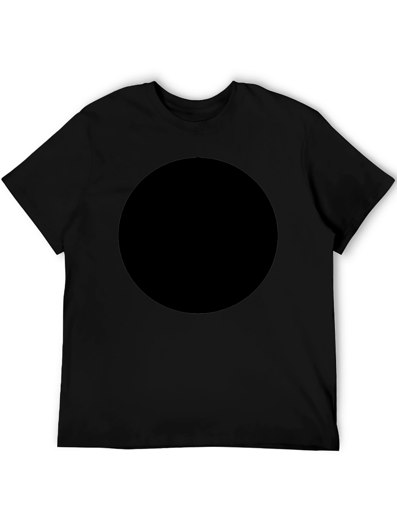 Mens Black Casual T-Shirt