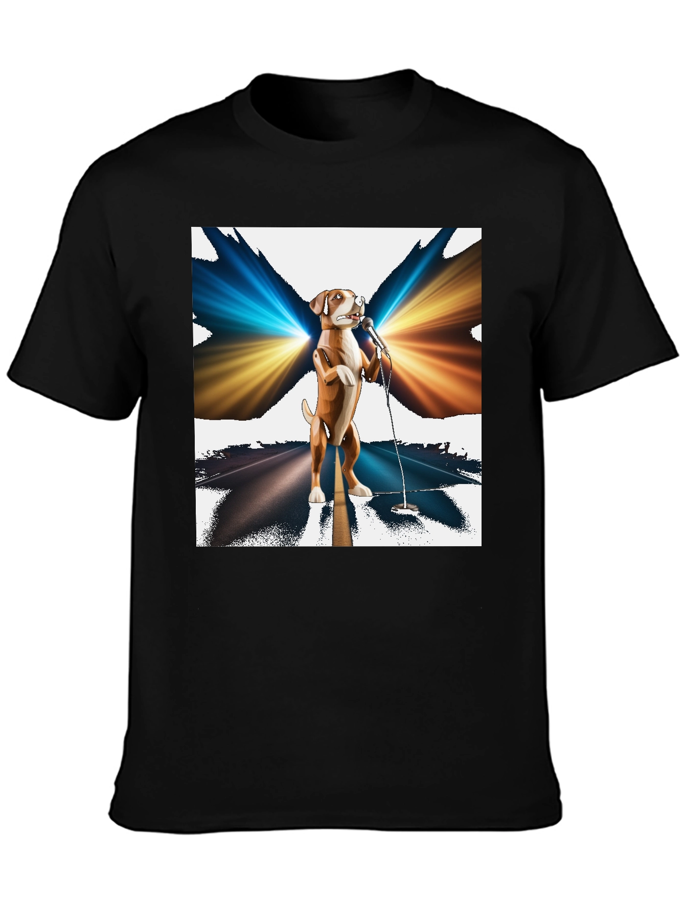 Dog Singer Graphic T-Shirt