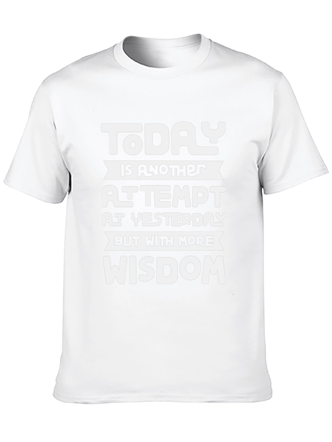 Inspirational Wisdom Graphic Tee - Black