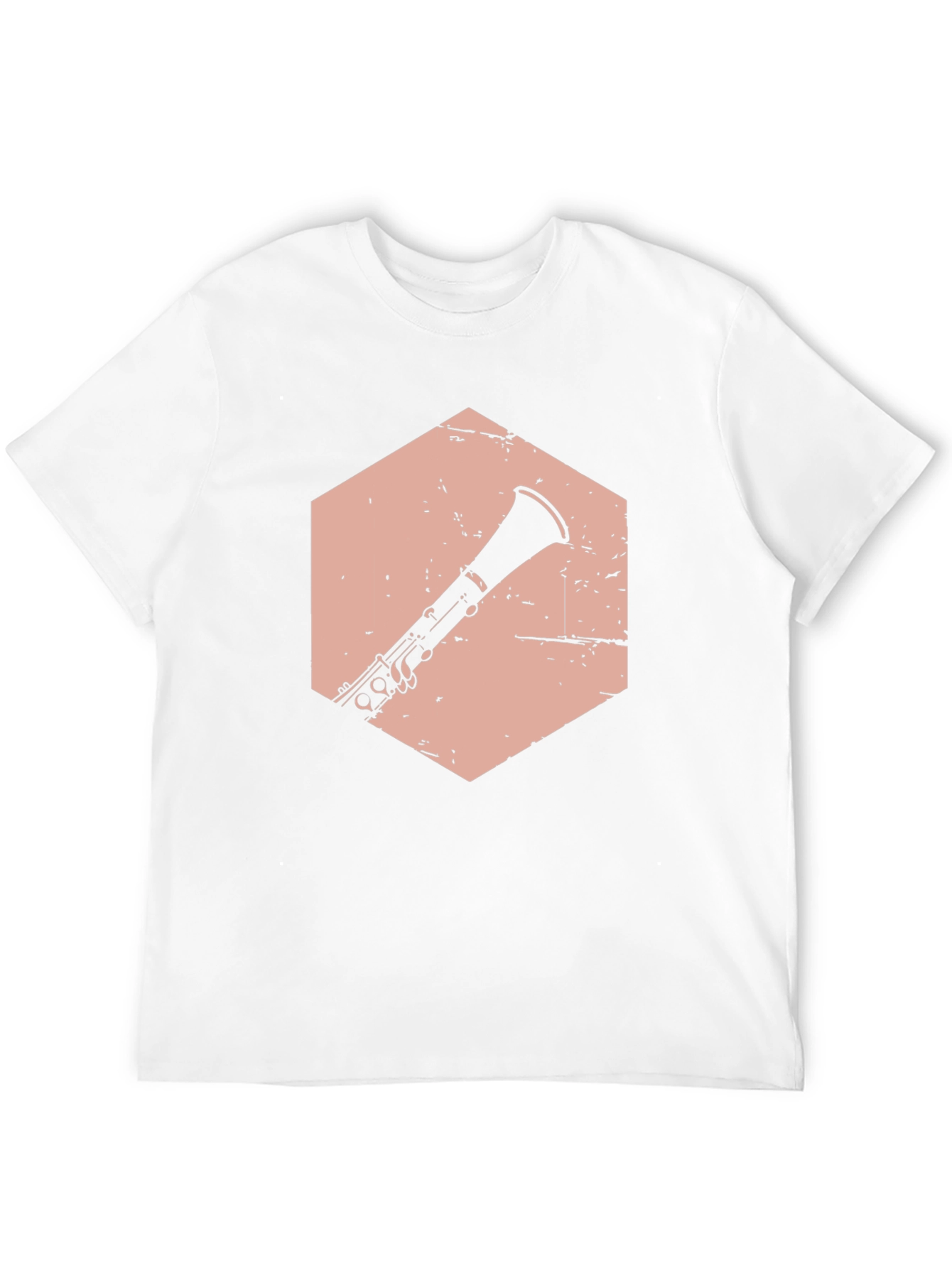 Clarinet Graphic Tee - Musicians Black T-Shirt