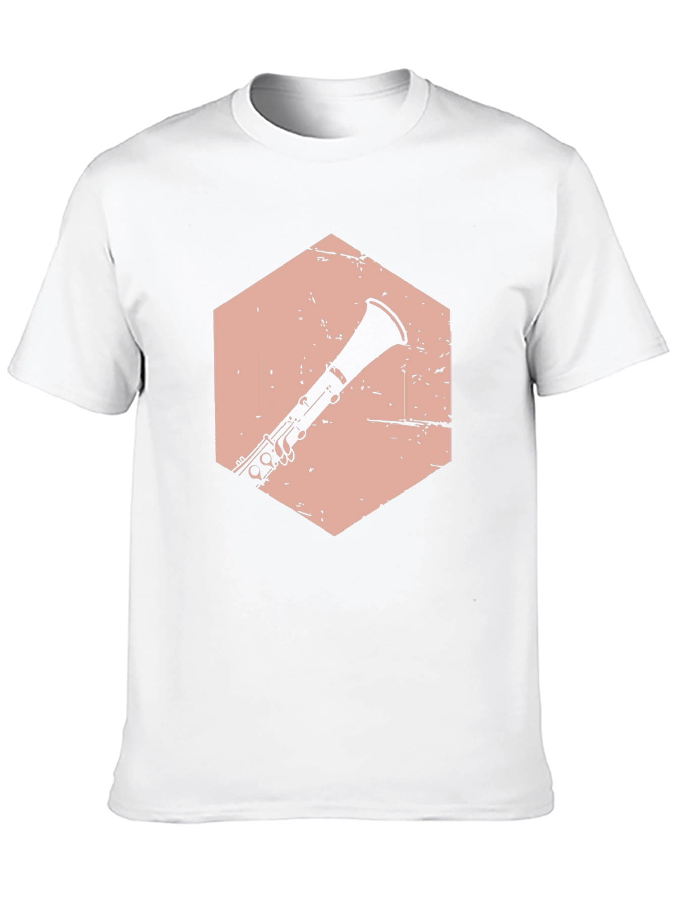 Clarinet Graphic Tee - Musicians Black T-Shirt