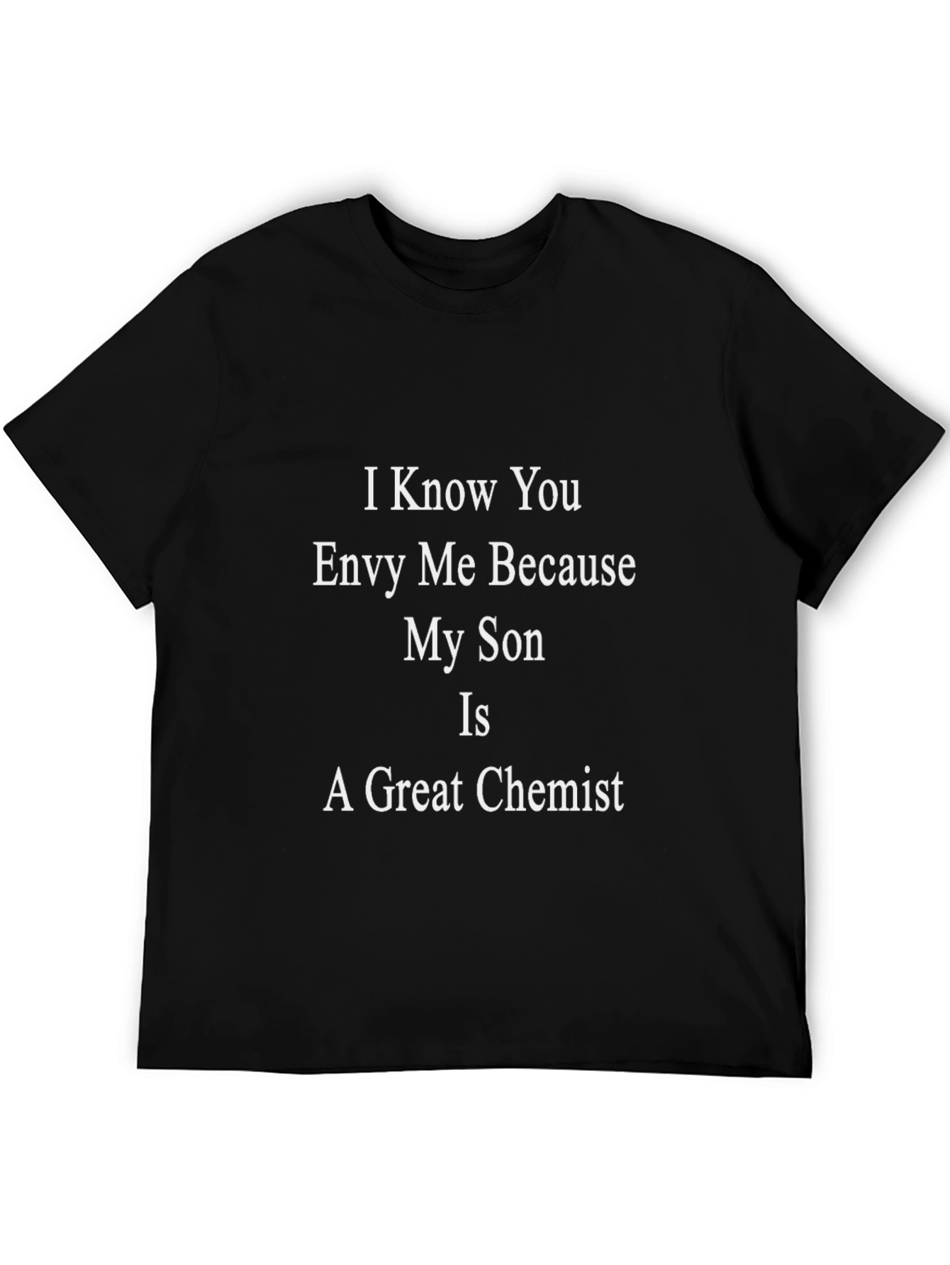 Great Chemist Son Pride T-Shirt - Black Cotton