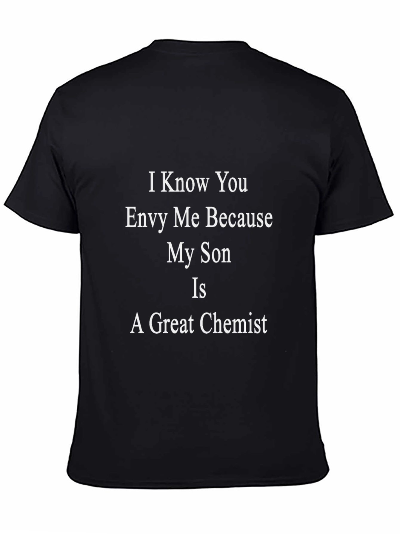 Great Chemist Son Pride T-Shirt - Black Cotton