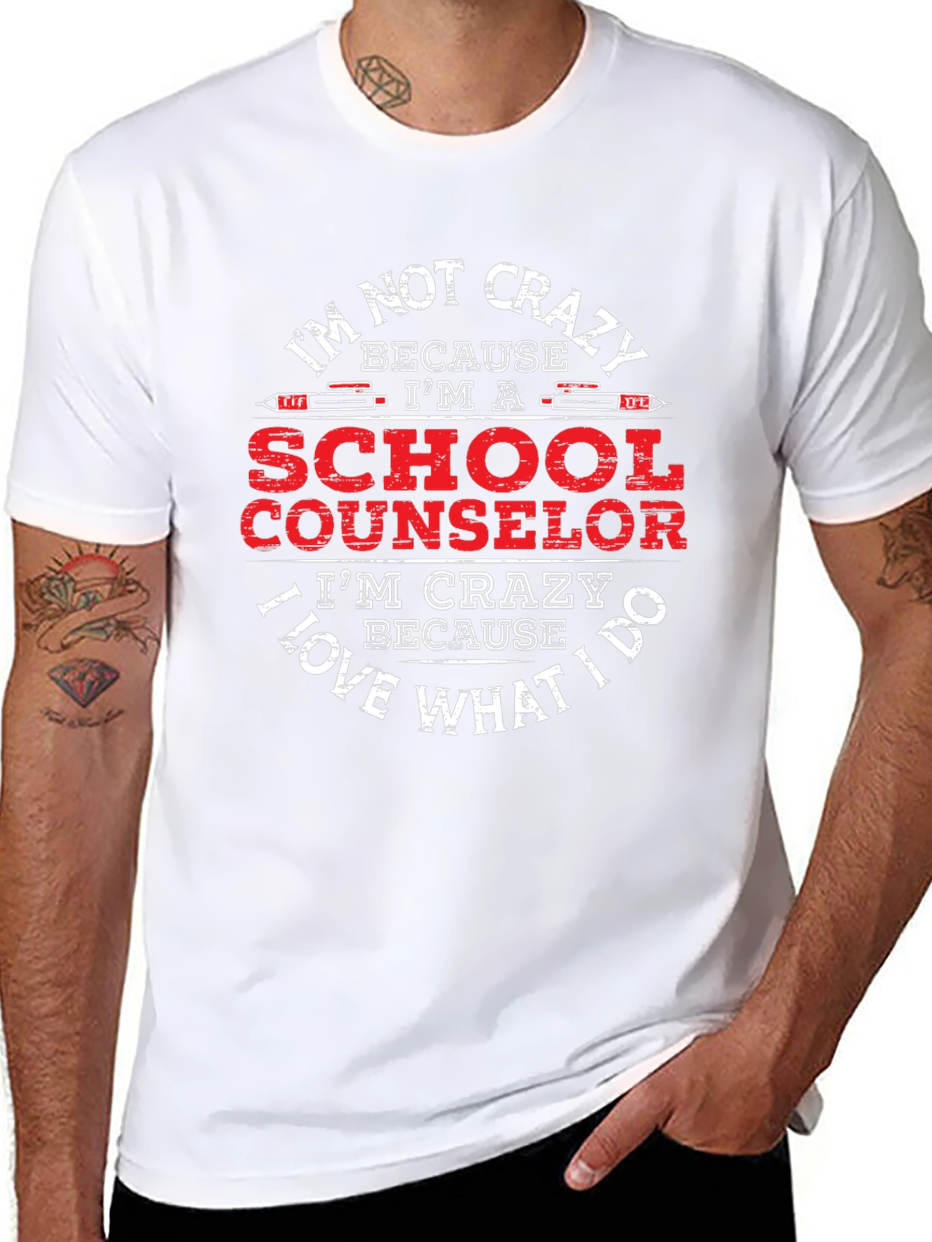 School Counselor T-Shirt - Im Not Crazy!