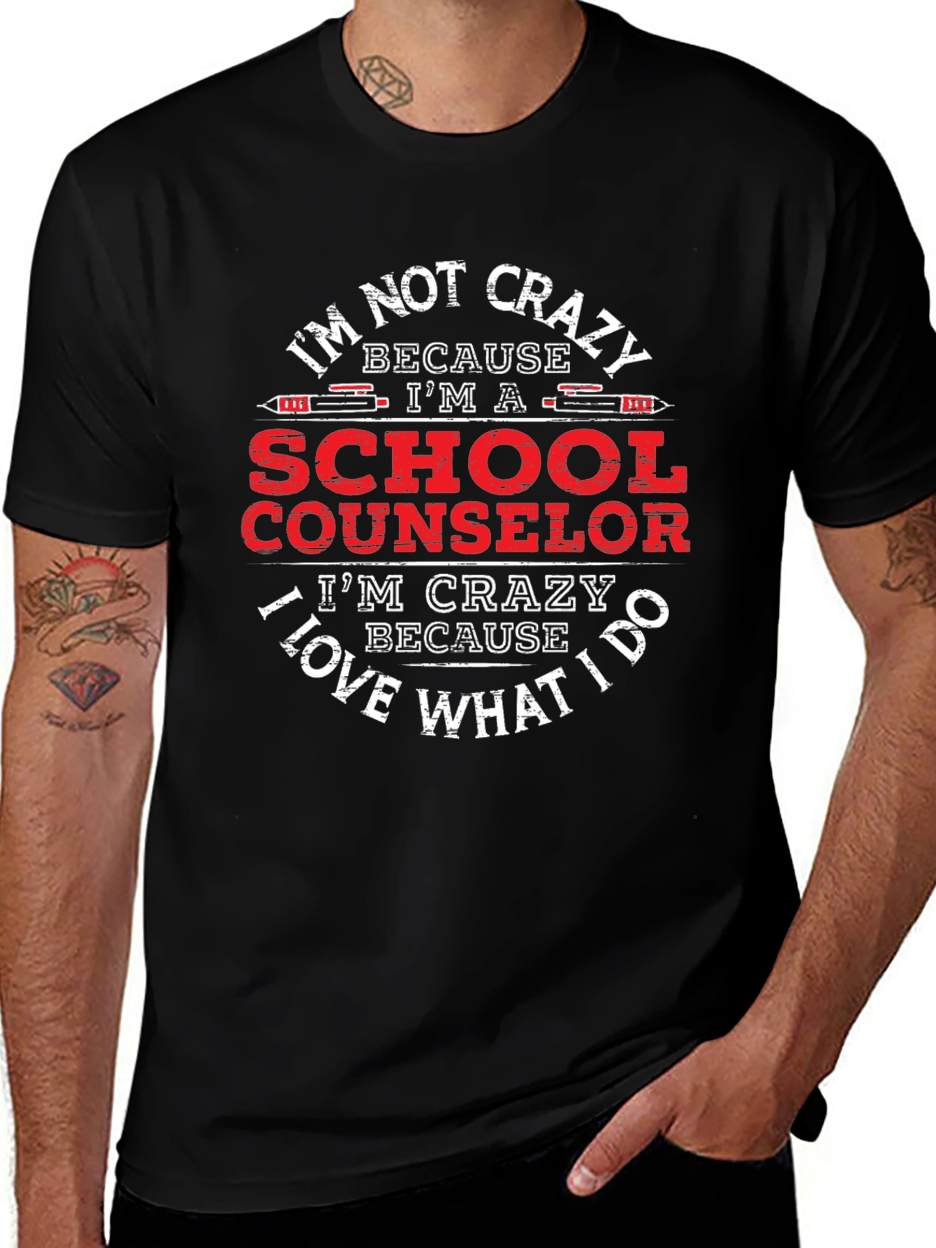 School Counselor T-Shirt - Im Not Crazy!