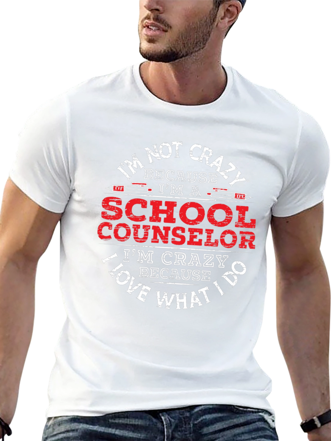 School Counselor T-Shirt - Im Not Crazy!
