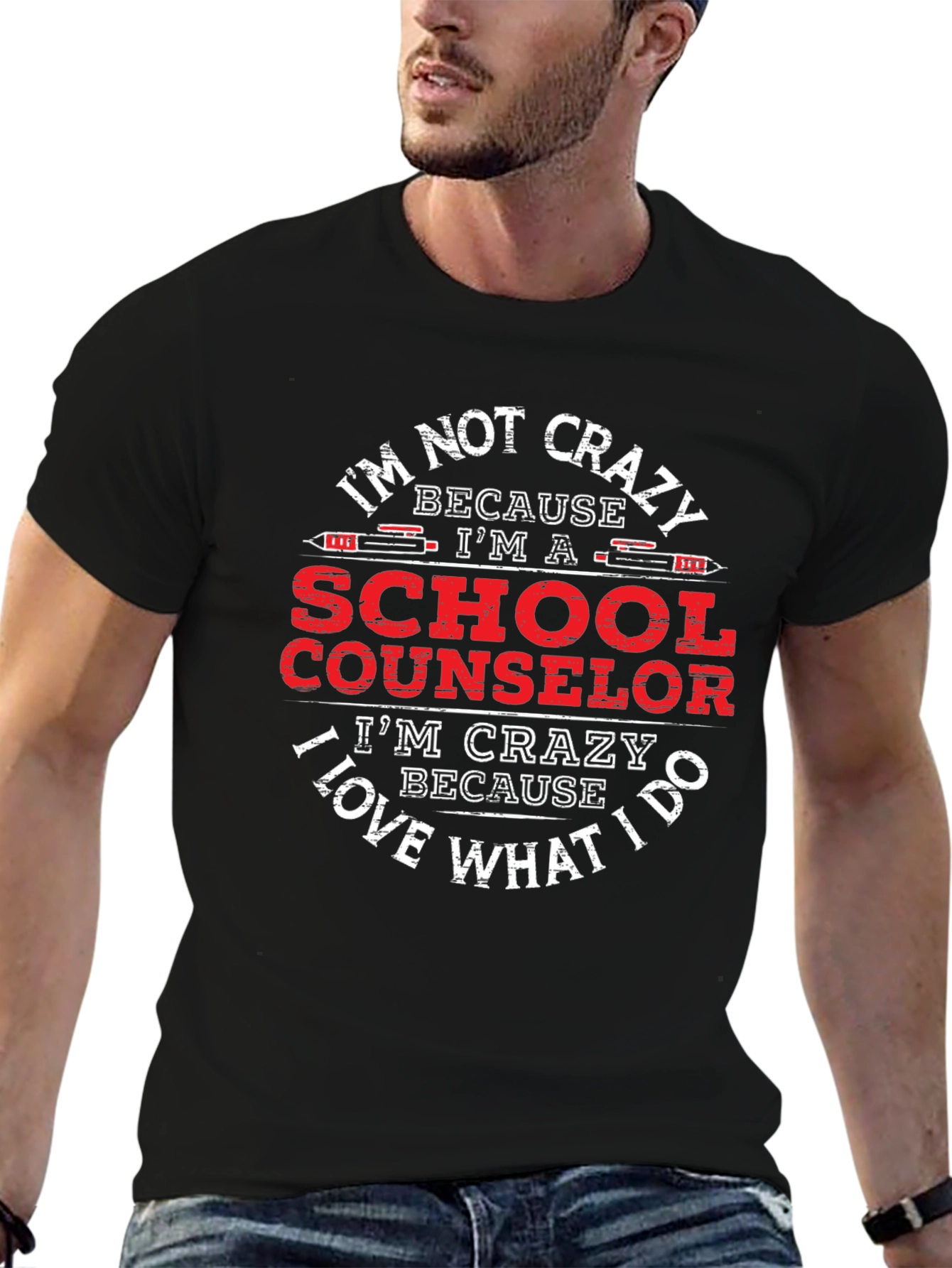 School Counselor T-Shirt - Im Not Crazy!